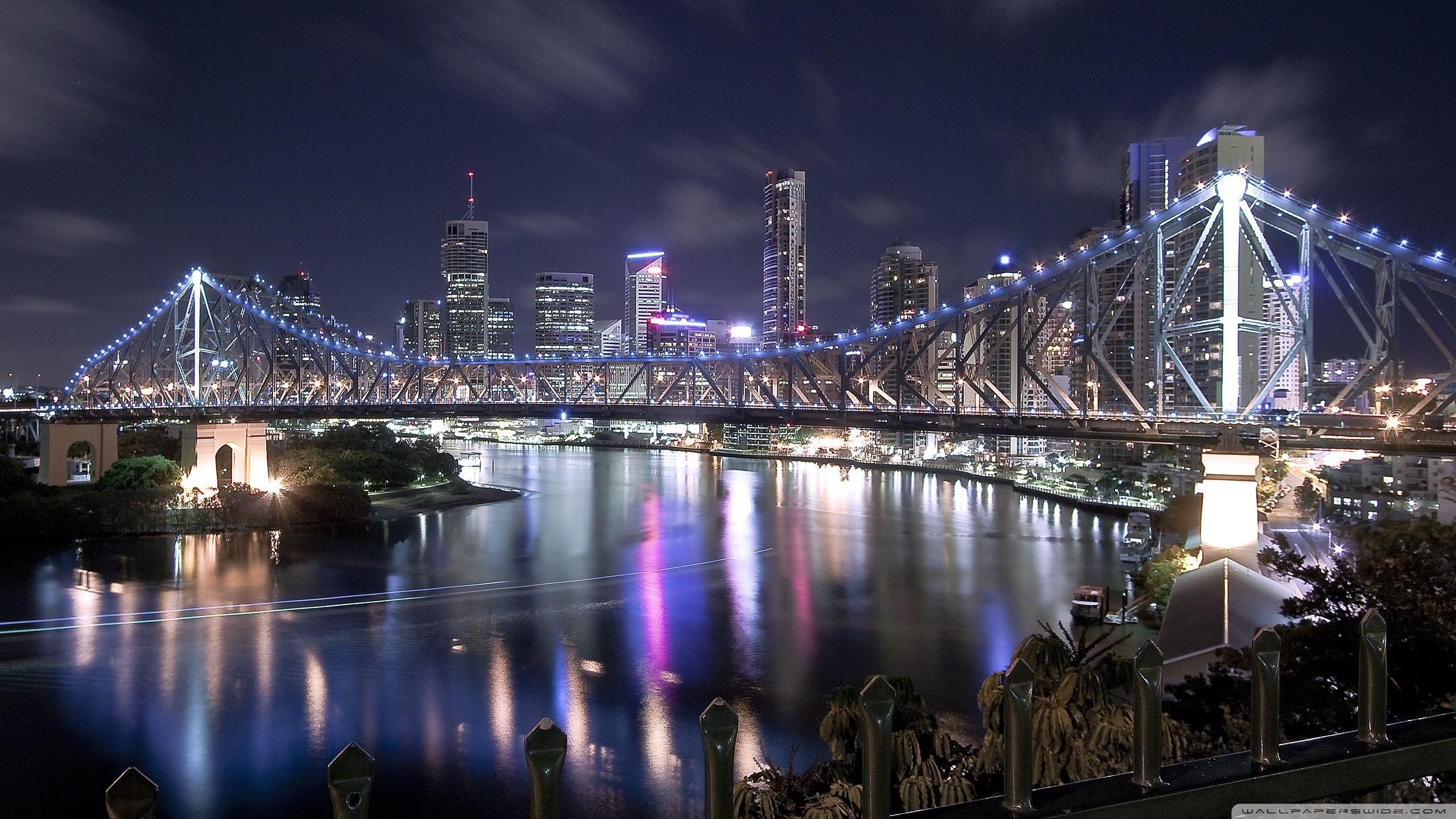 2560x1440 Blue Bridge ❤ 4K HD Desktop Wallpaper for • Dual Monitor Desktops
