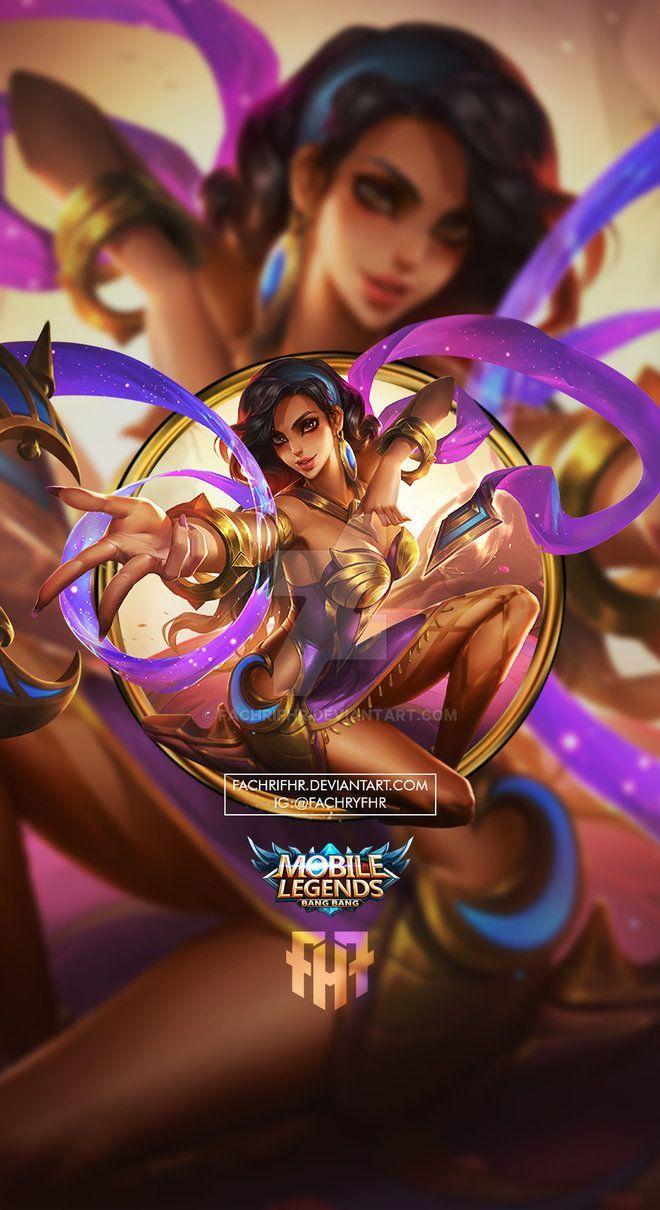 660x1210 Wallpaper Phone Esmeralda Astrologer by FachriFHR. Mobile legend