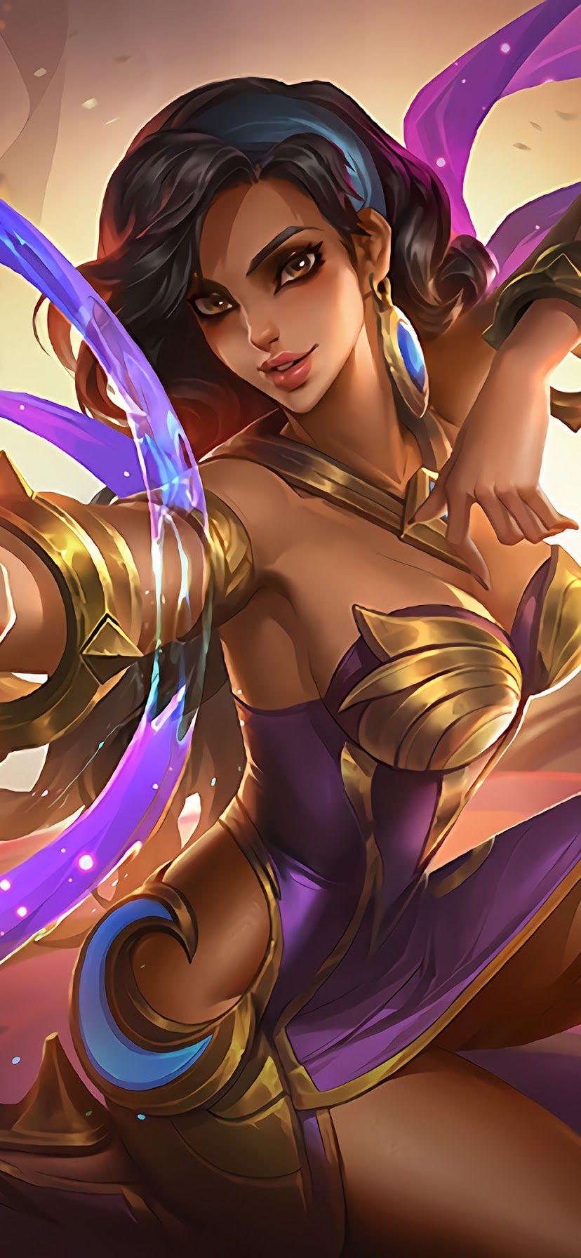 828x1792 Esmeralda Mobile Legends 4K Wallpaper