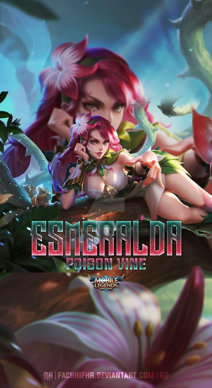900x1650 Esmeralda Poison Vine. Mobile legend