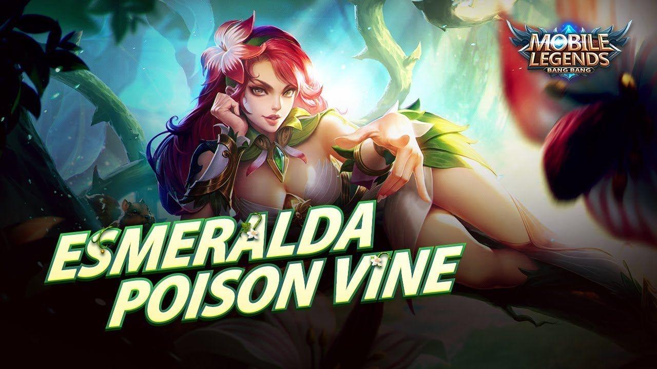 1280x720 Esmeralda New Skin. Poison Vine. Mobile Legends: Bang Bang