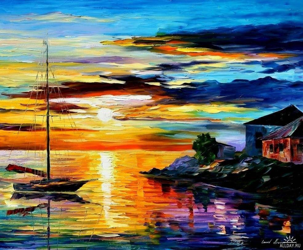 985x814 Lakes: Evening Away Romantic Sun Summer Beautiful Sky Colours