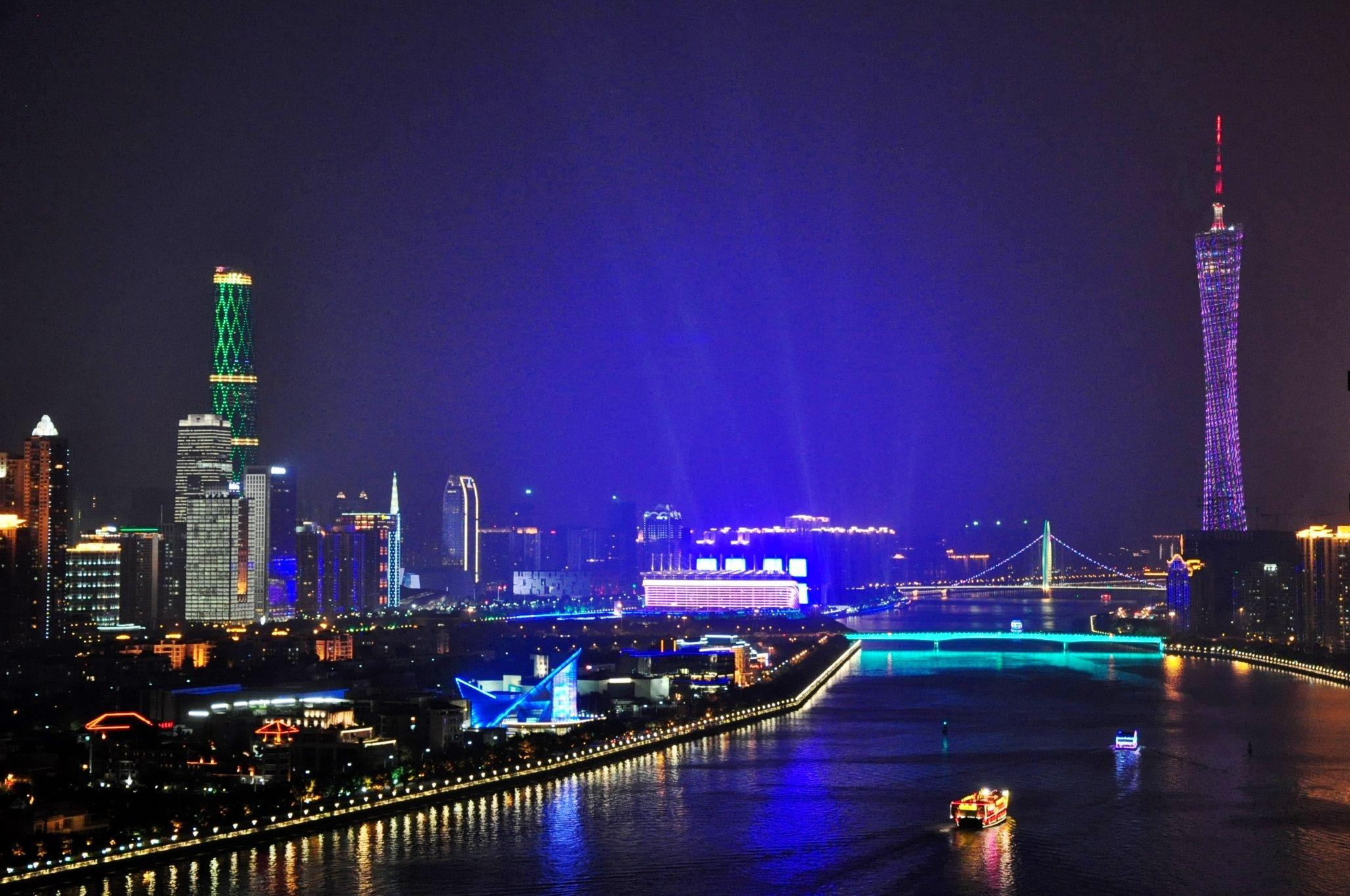 2054x1364 Guangzhou, Zhu Jiang HD Wallpaper