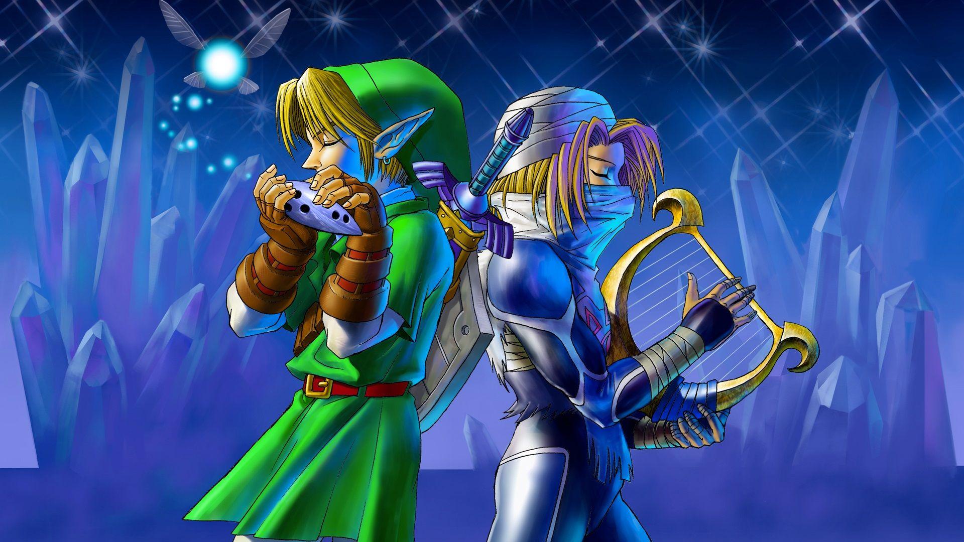 1920x1080 Legend Of Zelda Ocarina Of Time Background Wallpaper