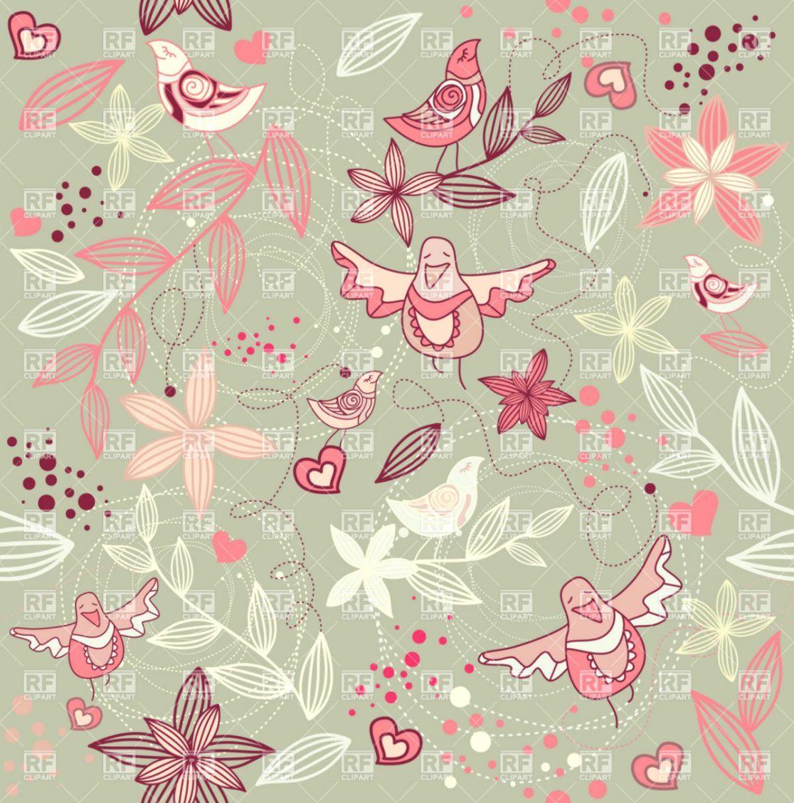 1116x1128 Cute Vintage Bird Wallpaper
