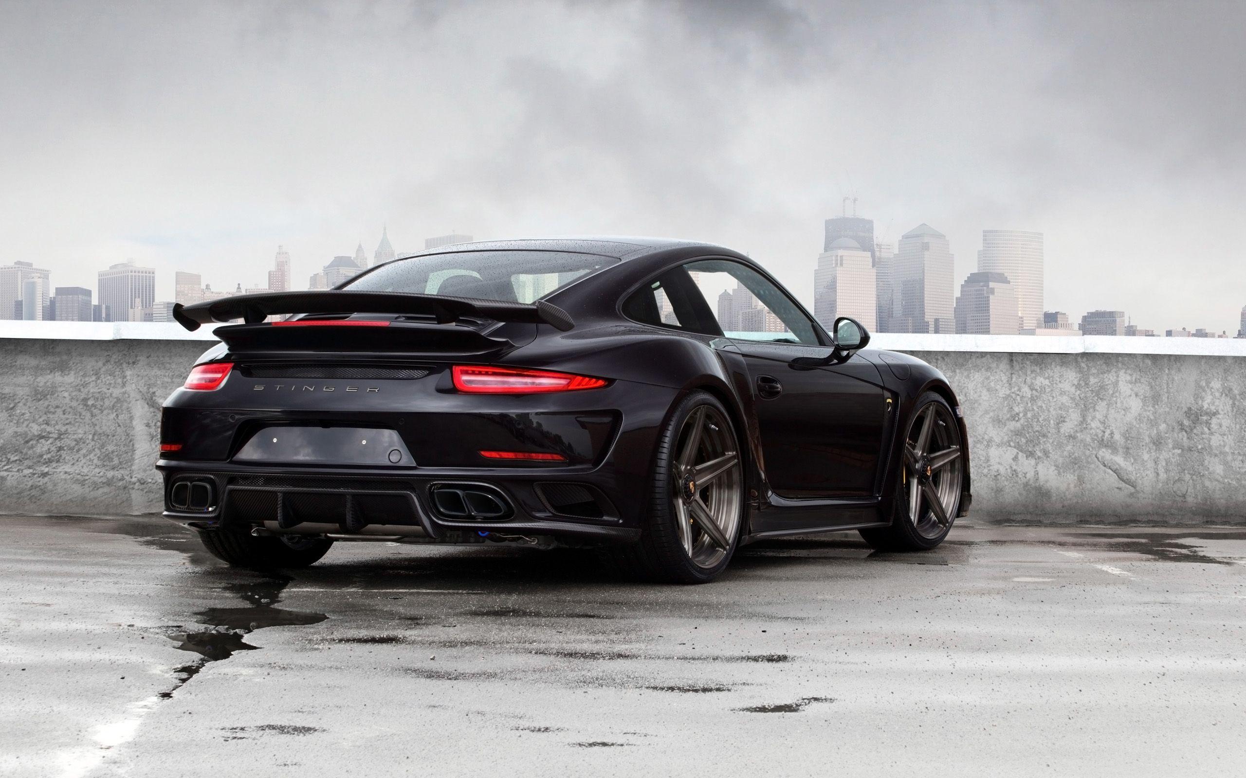 2560x1600 TopCar Porsche 991 Turbo Stinger GTR Black
