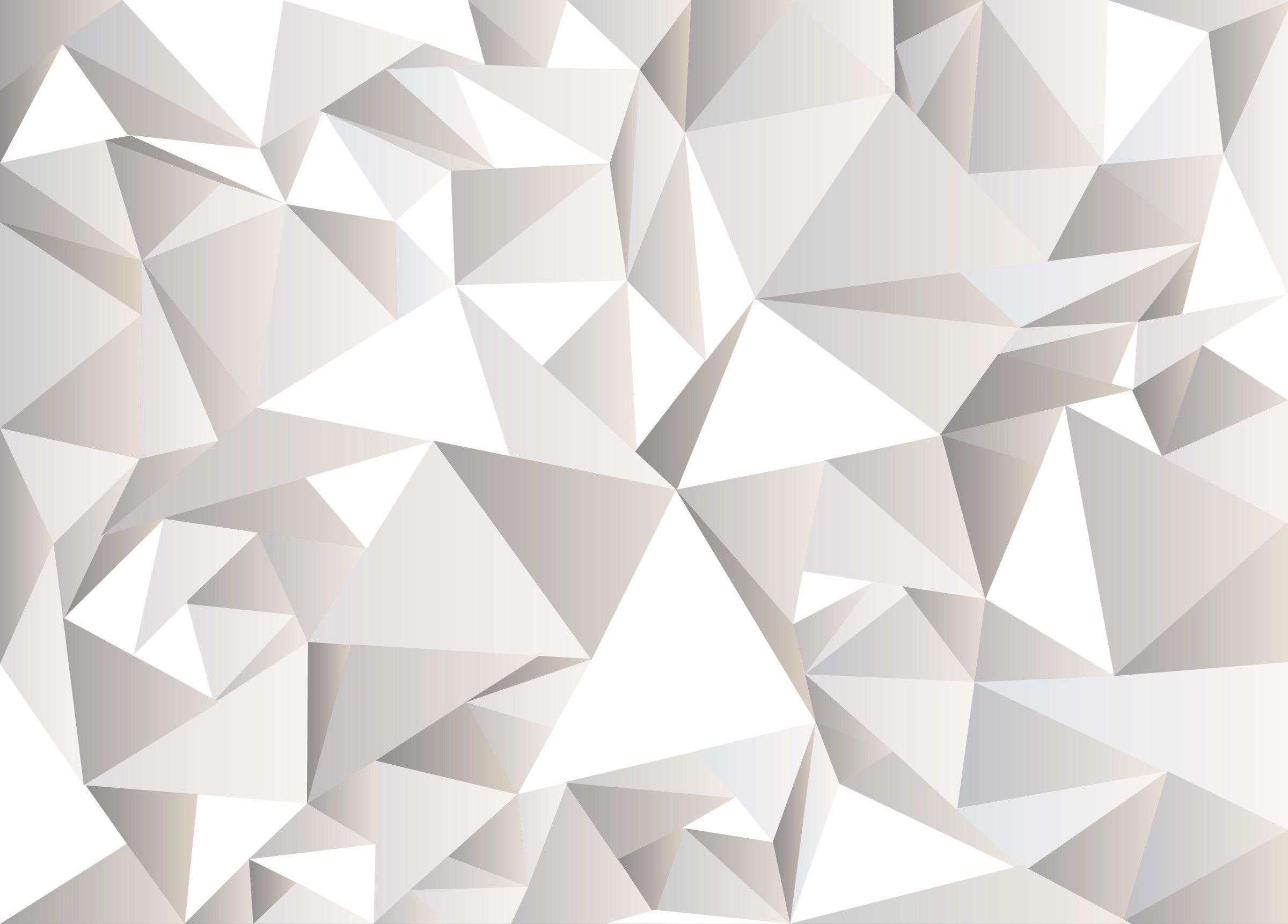 2400x1723 White Geometric Wallpaper, Picture