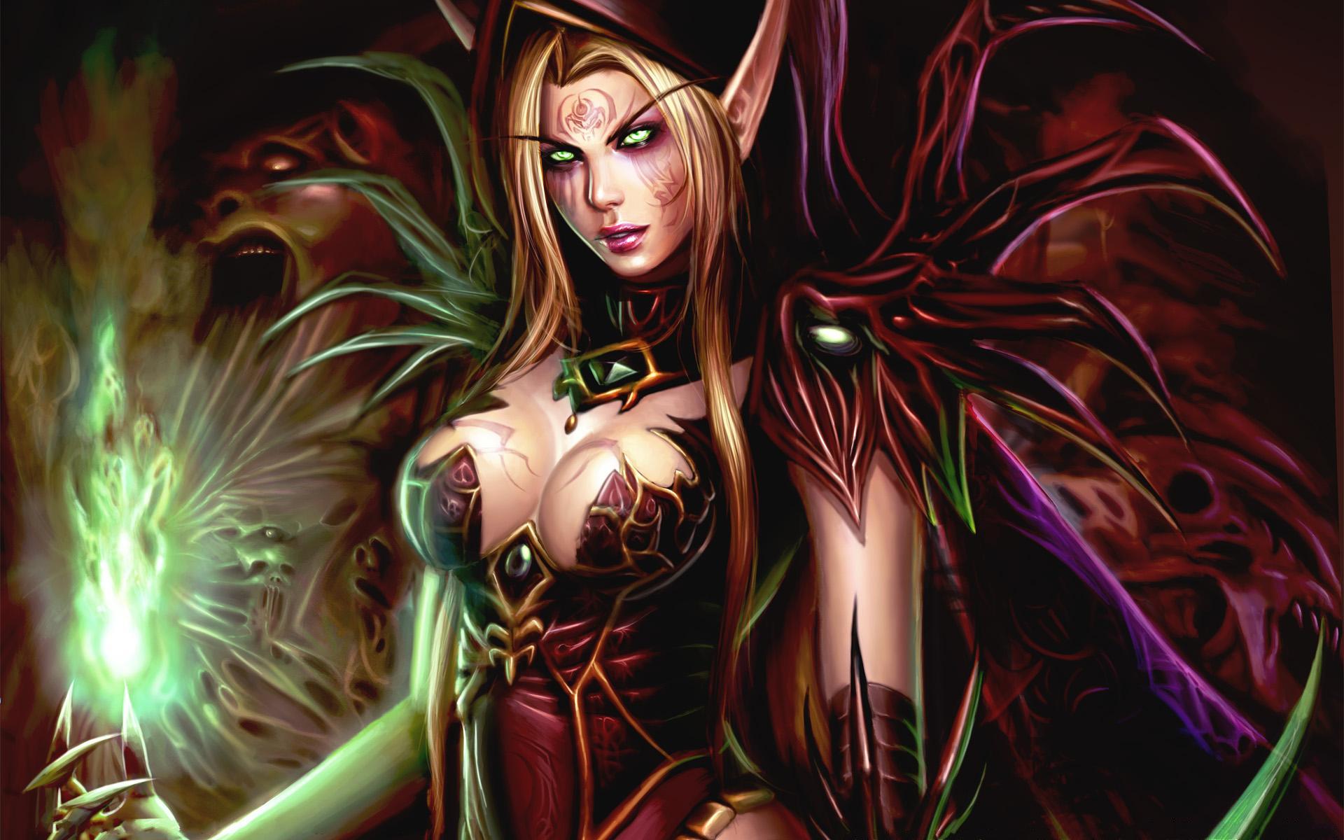 1920x1200 Female Mage Wallpaperx1200