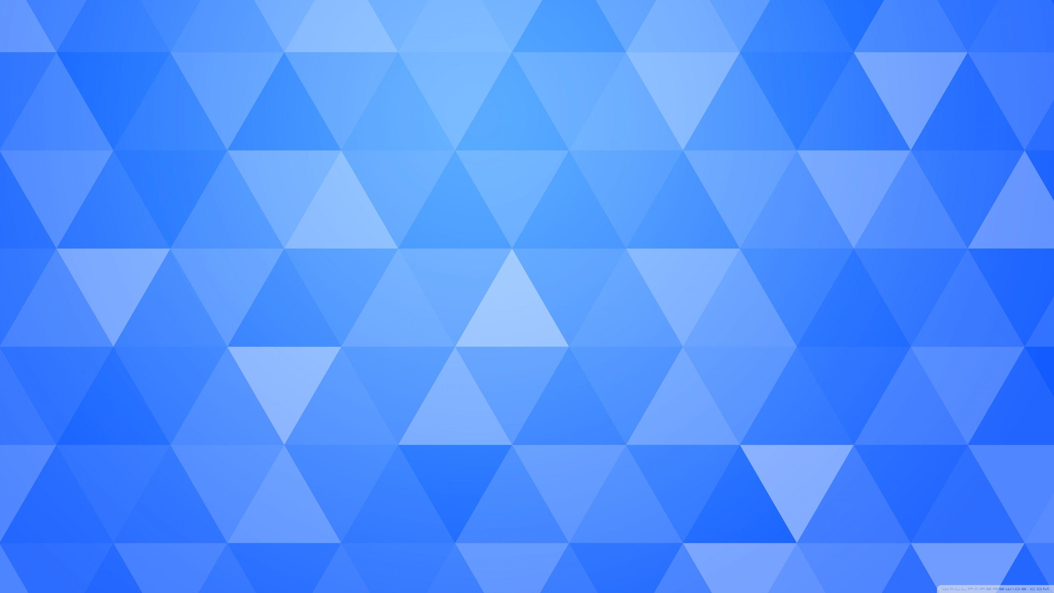 3554x1999 Blue Abstract Geometric Triangle Background Ultra HD Desktop