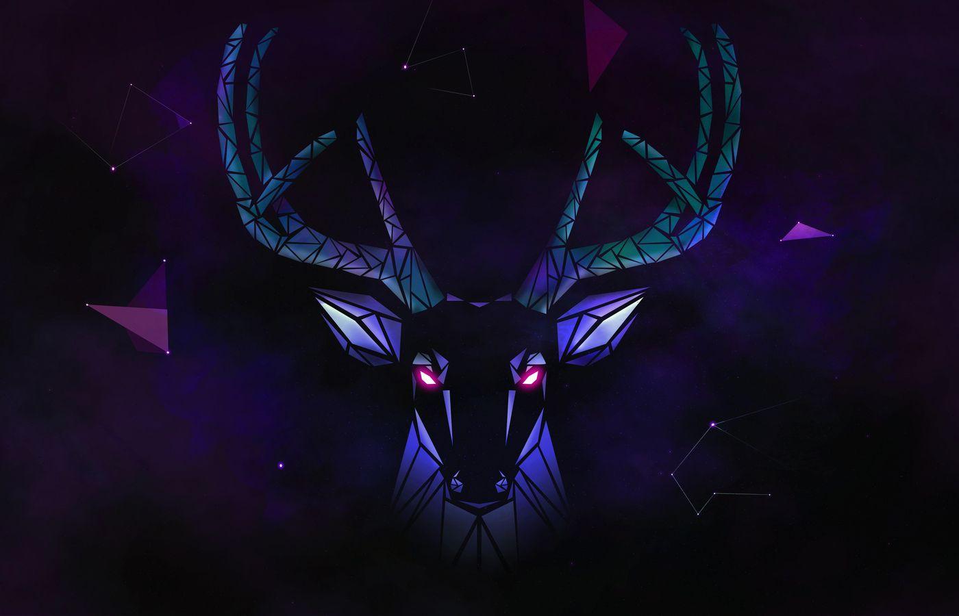 1400x900 Deer Digital Art 4k 1400x900 Resolution HD 4k Wallpaper