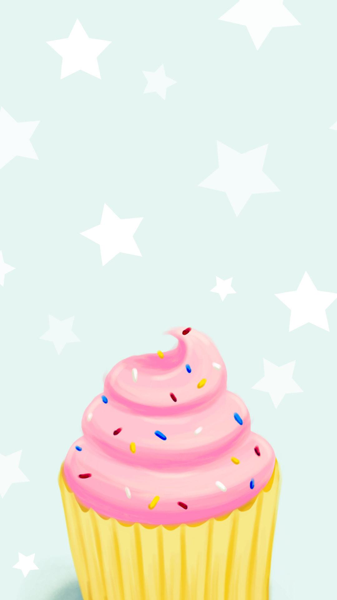 1080x1920 Cupcake Wallpaper