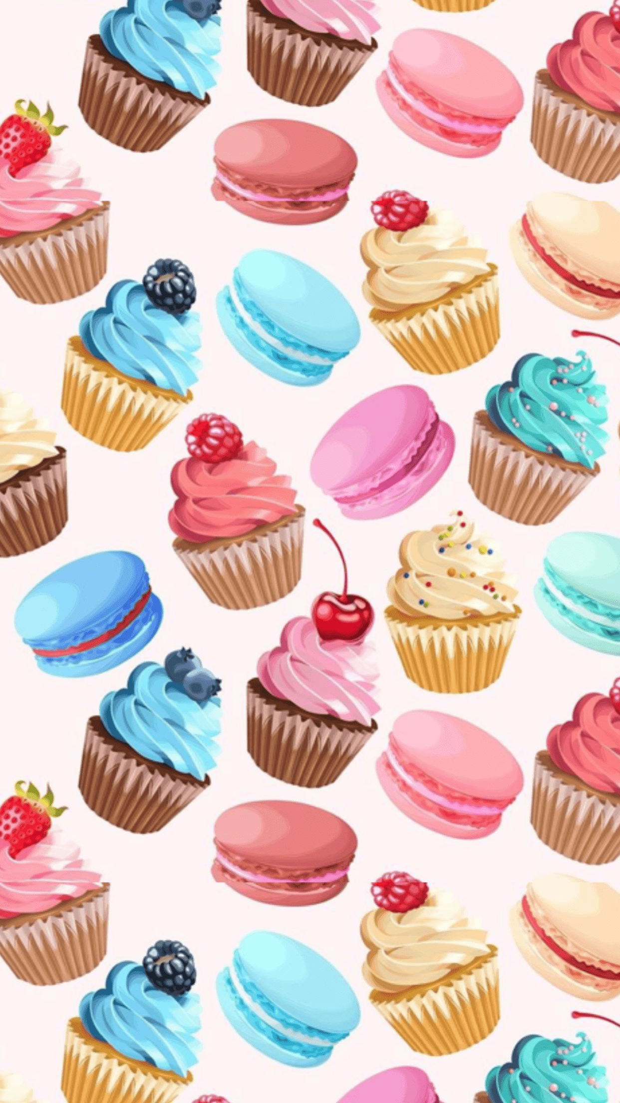 Cute Cupcakes Wallpapers - Top Free Cute Cupcakes Backgrounds ...