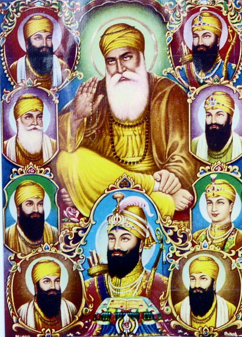 788x1100 Ten Gurus Wallpaper