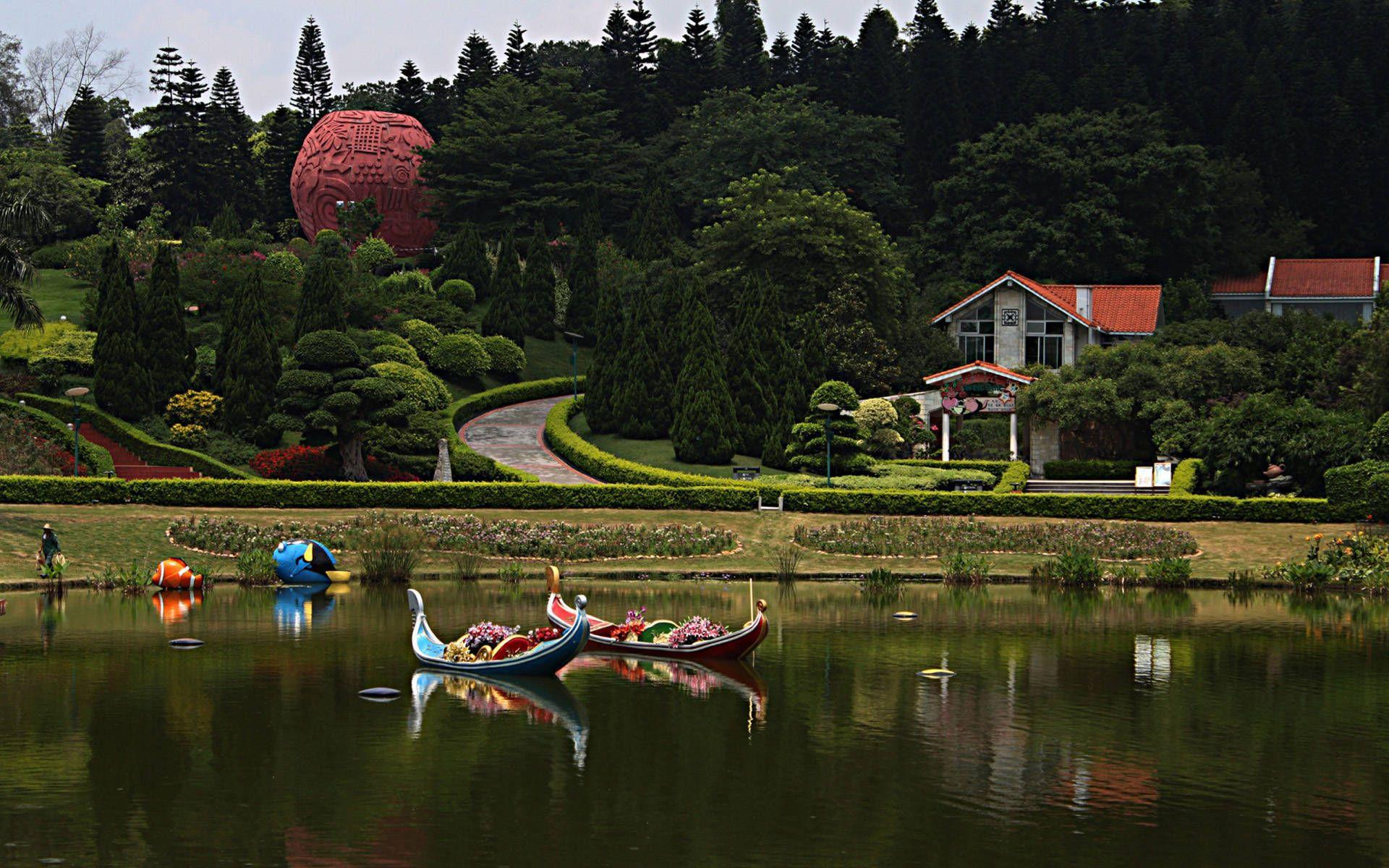 1920x1200 Guangzhou city wallpaper garden