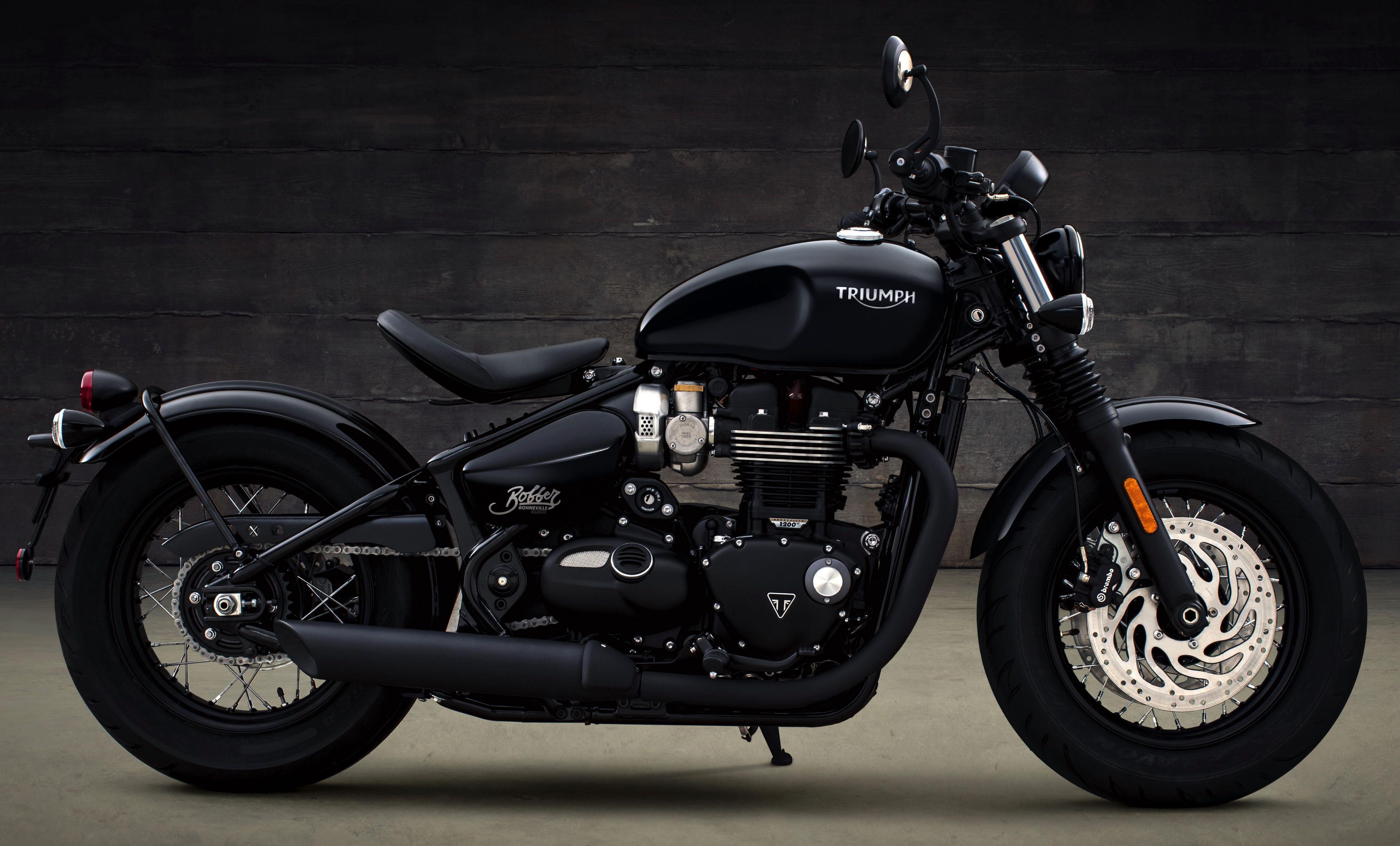 4096x2475 Wallpaper Triumph Bonneville Bobber, HD, 4K, Automotive