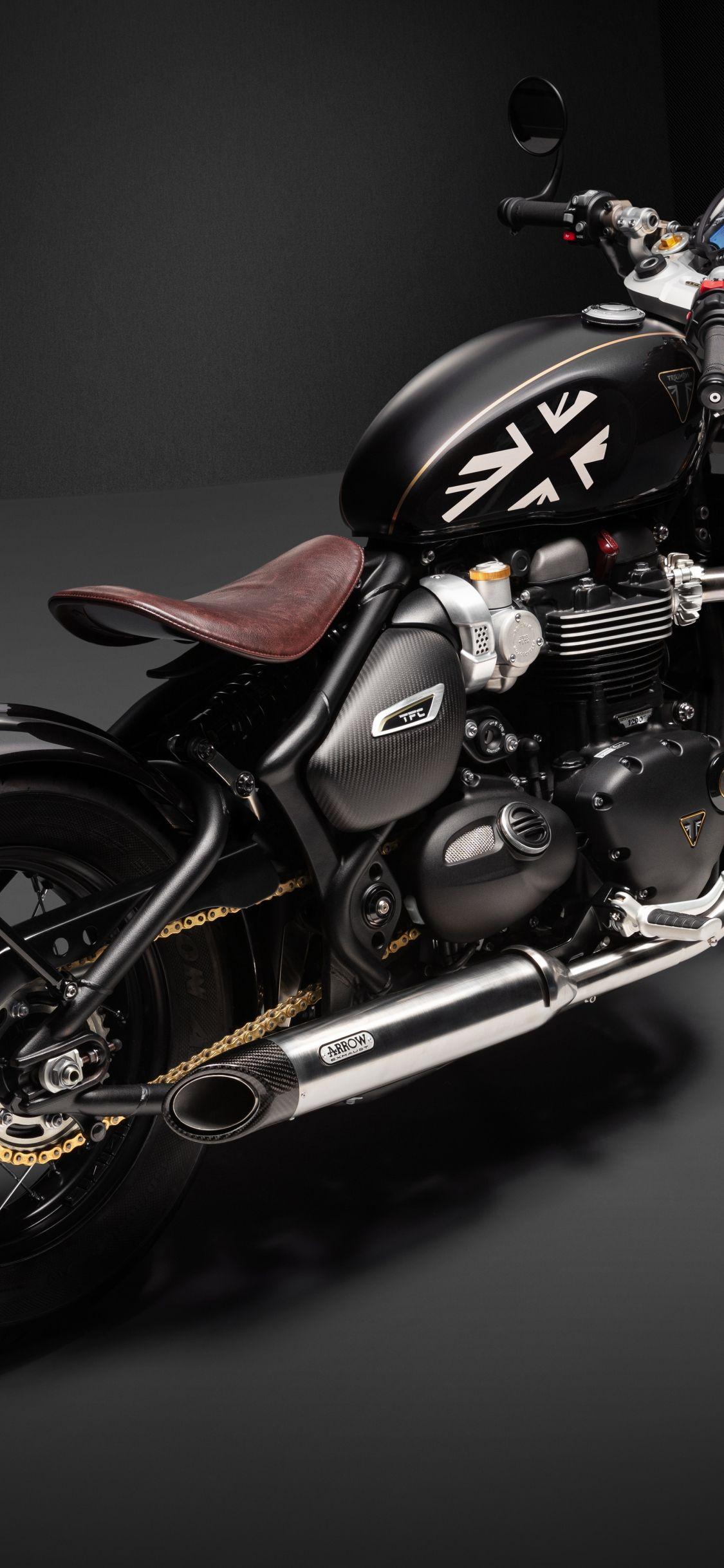 1125x2436 Download 1125x2436 wallpaper triumph bonneville bobber tfc, 2020