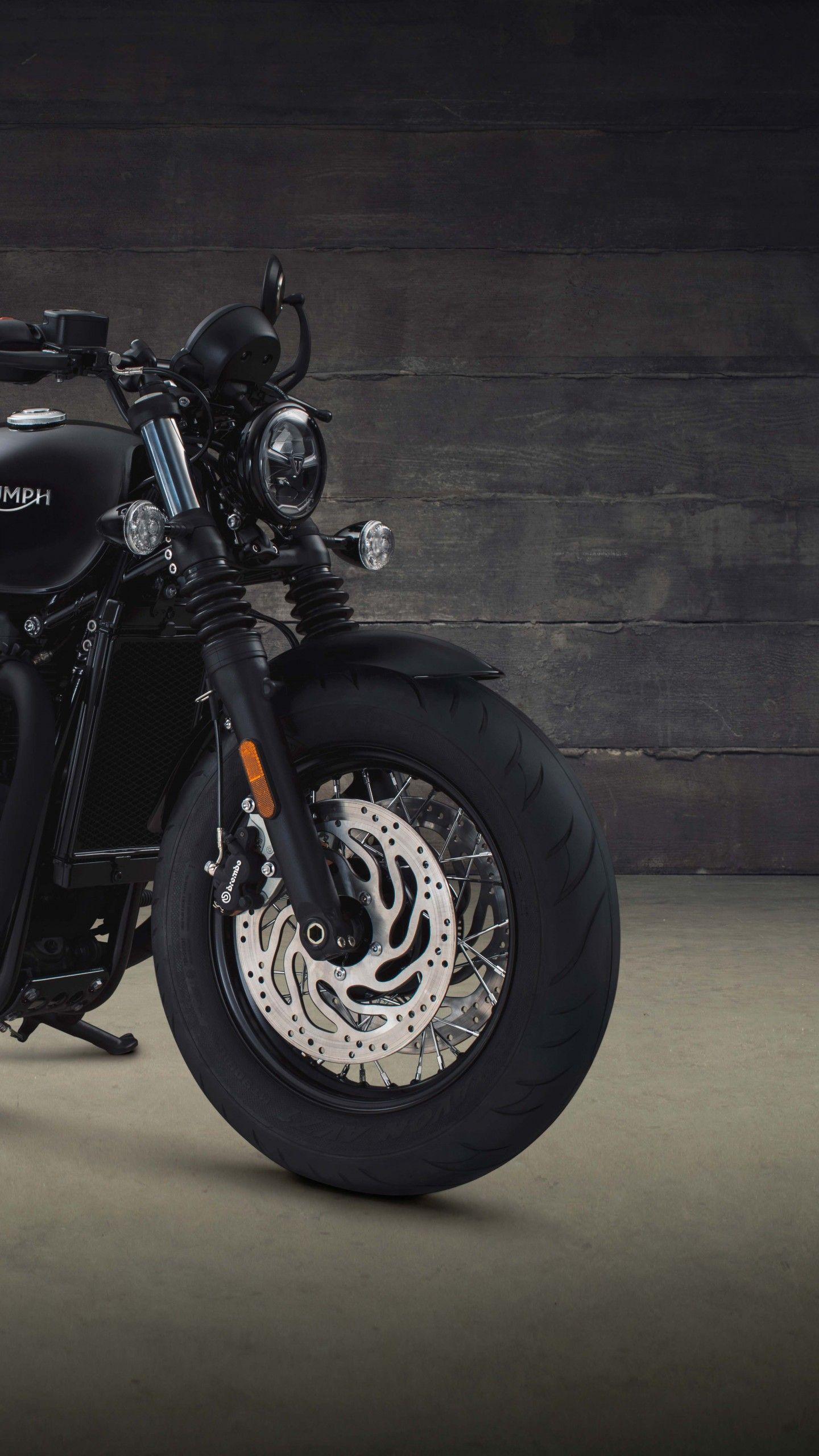 1440x2560 Wallpaper Triumph Bonneville Bobber, 2018 Bikes, 8k, Cars & Bikes