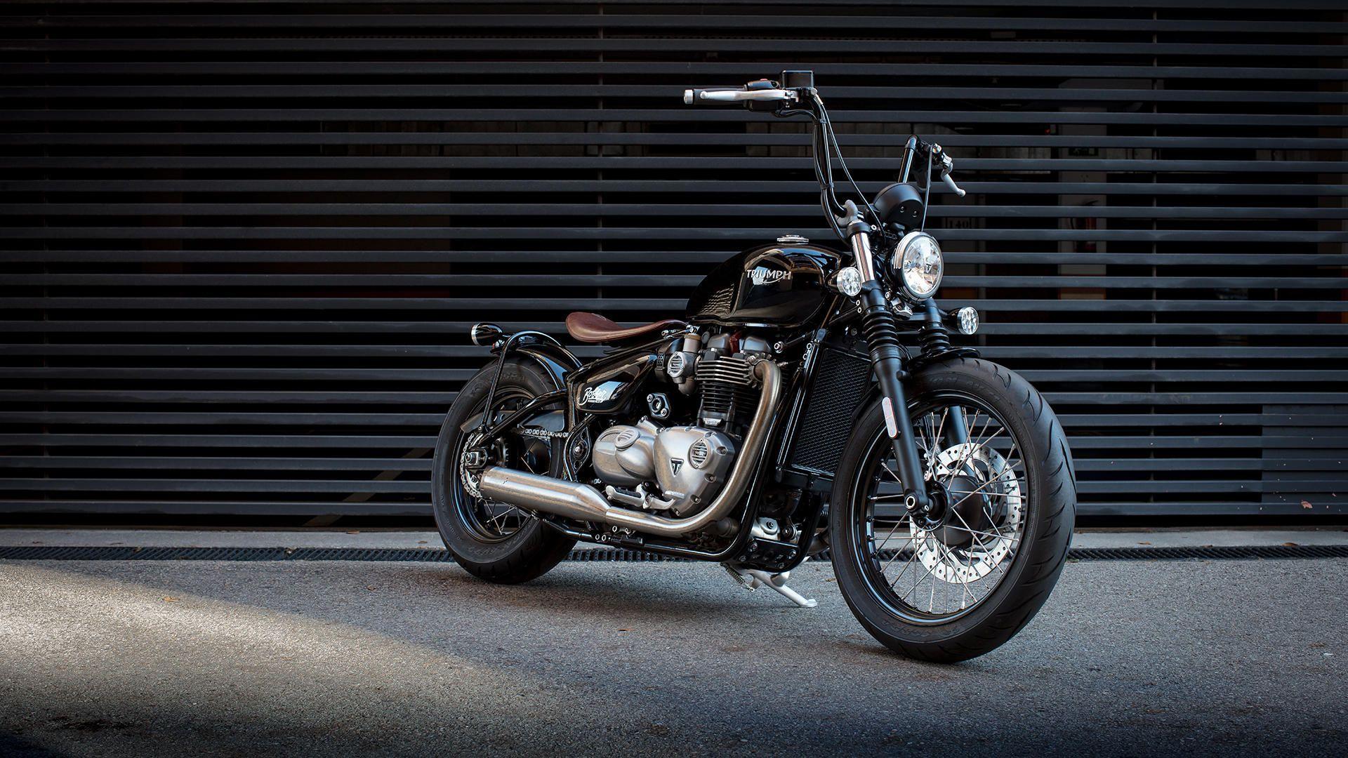 1920x1080 Triumph Bonneville black