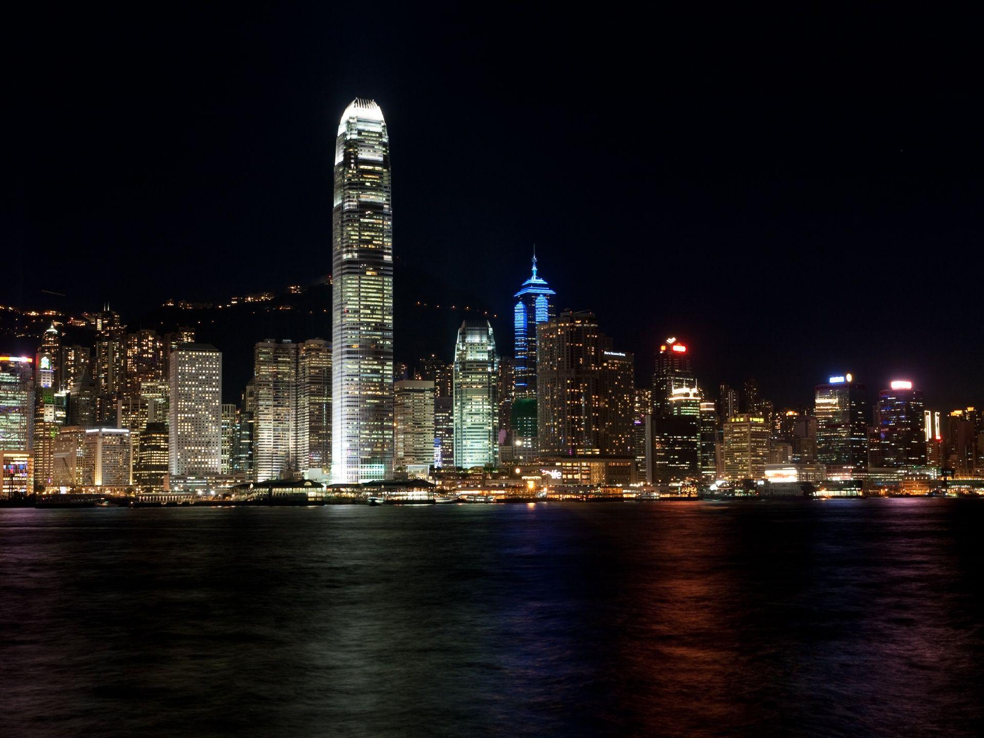 1920x1440 Hong Kong View Wallpaper