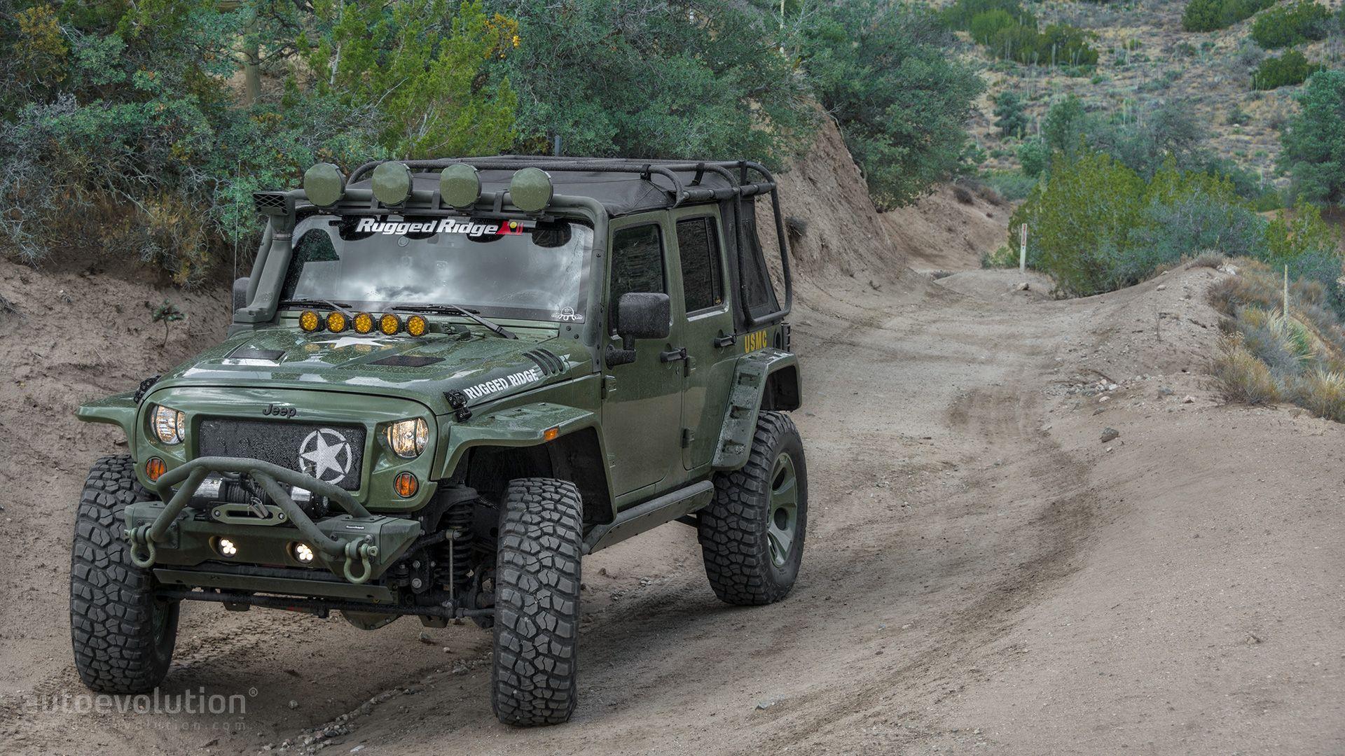 1920x1080 Jeep Wrangler Rubicon by Rugged Ridge Wallpaper: Straight