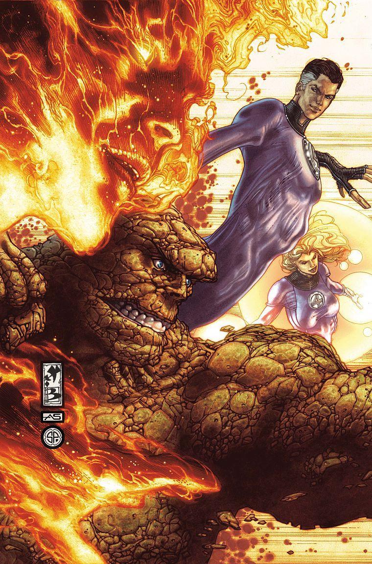 760x1153 Fantastic Four, Invisible Woman, Mr. Fantastic, Human Torch