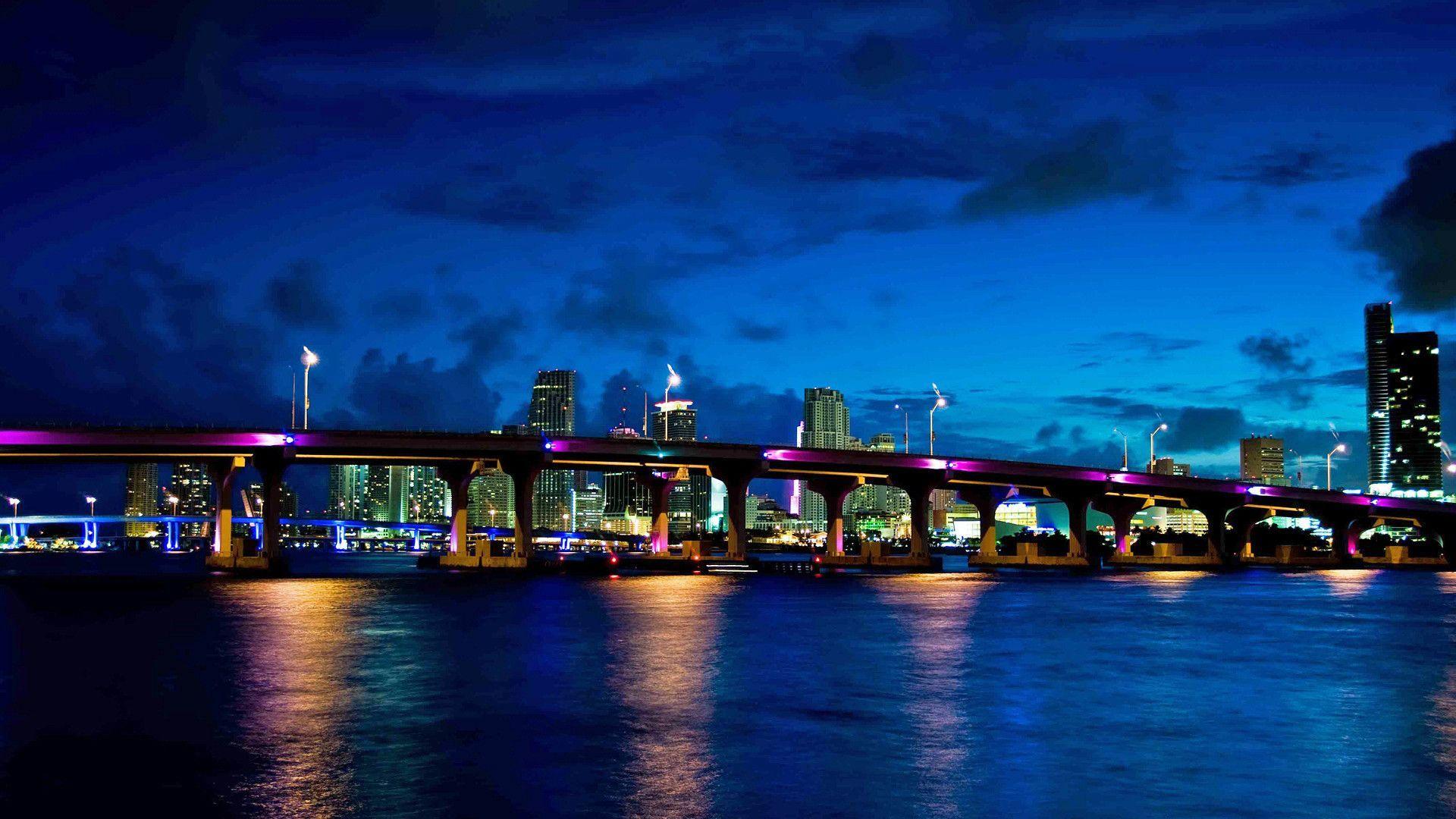 1920x1080 Miami Night Shot Hd Wallpaper (1920×1080). Miami