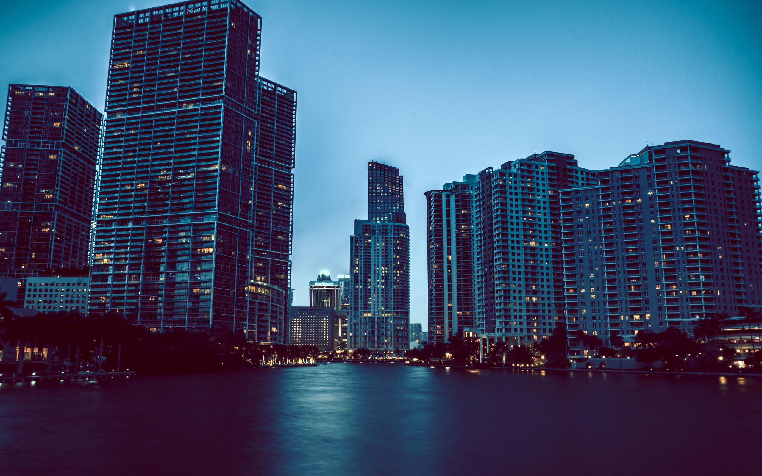 2560x1600 Lights florida night miami florida miami wallpaperx1600
