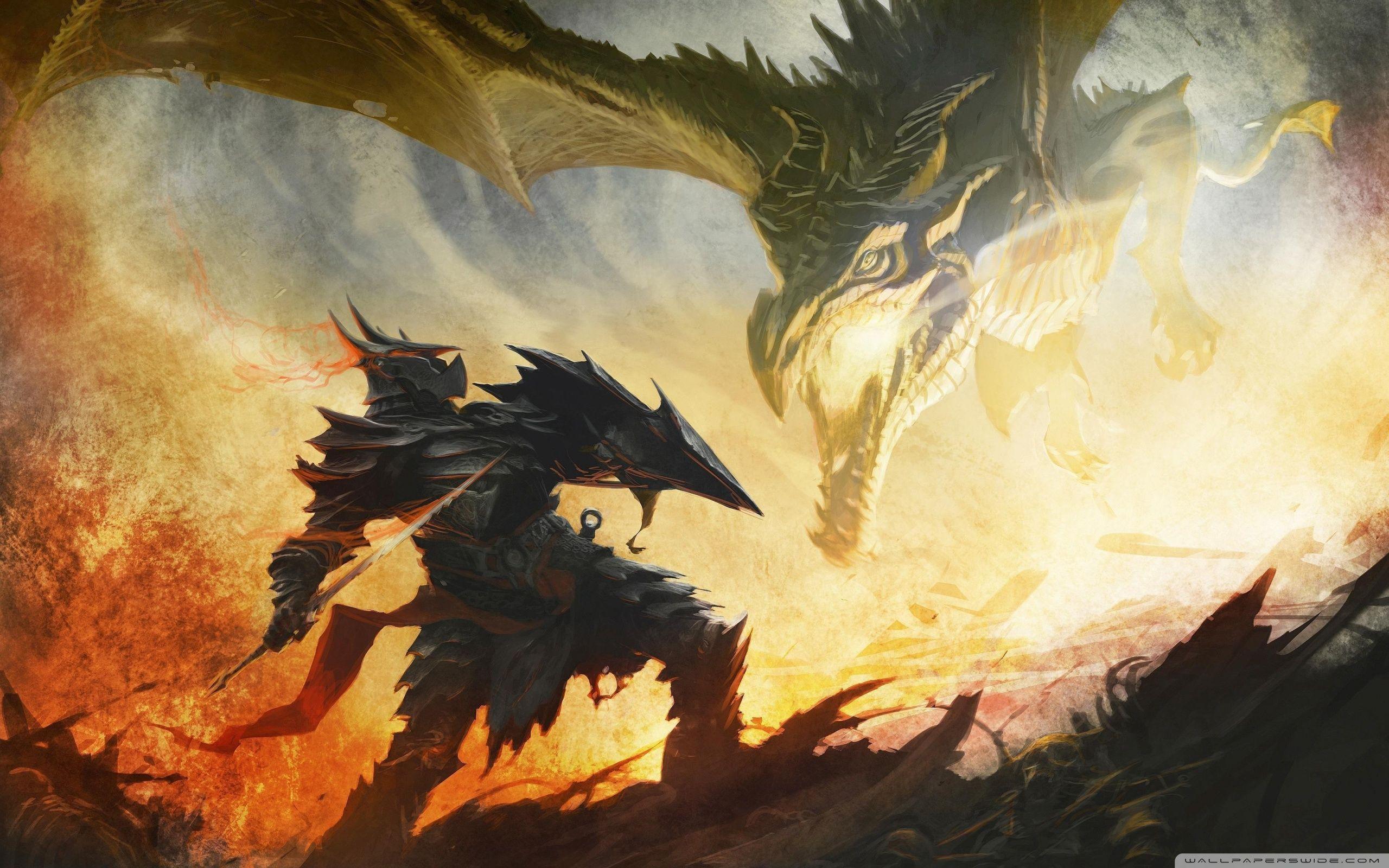 2560x1600 Skyrim Daedric Armor Ultra HD Desktop Background Wallpaper