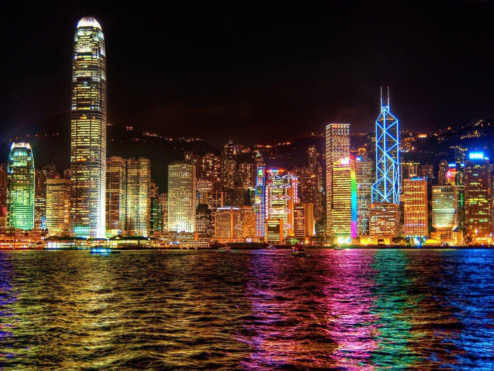 Hong Kong at Night Wallpapers - Top Free Hong Kong at Night Backgrounds ...