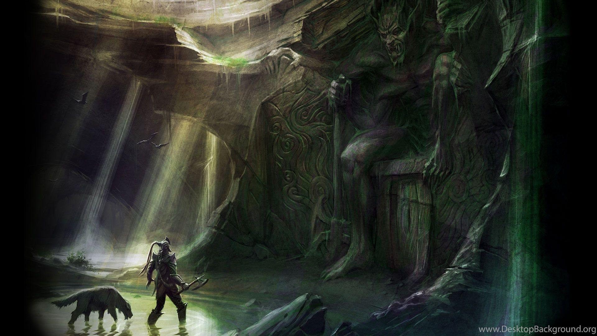1920x1080 Anyone Have Good Wallpaper Of The Daedric Princes? : Skyrim Desktop Background