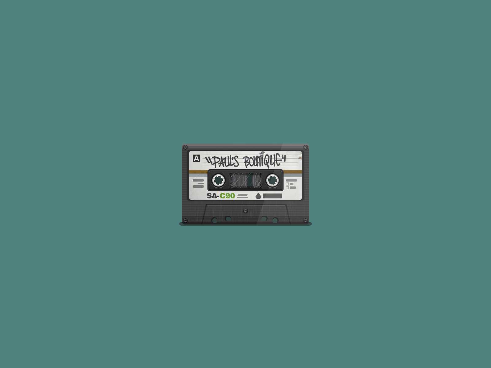 1600x1200 80's Cassette Tape Paul's Boutique. Commute Doodle By Hei Yu