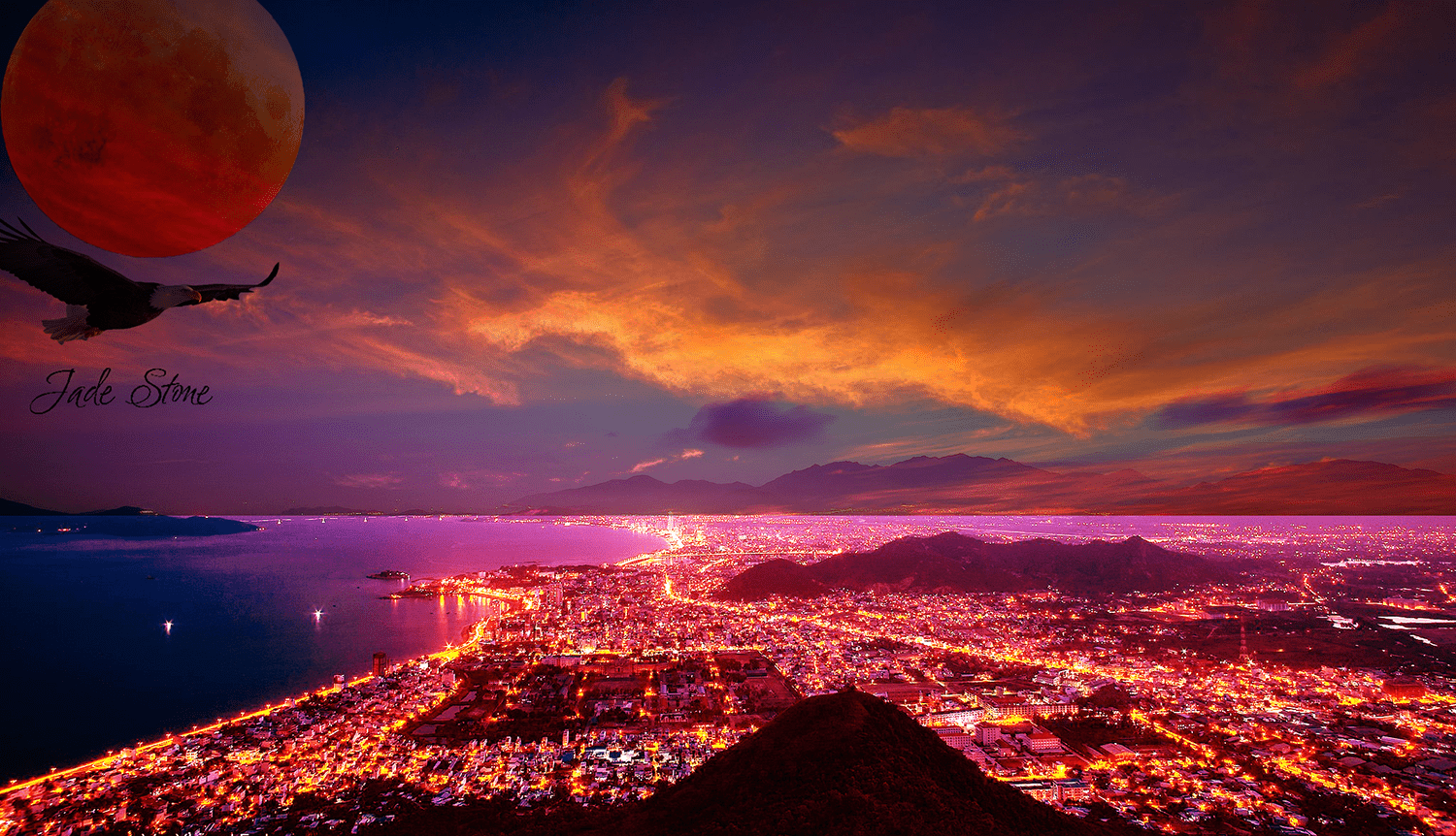 1500x862 #night, #city, #beach wallpaper. Mocah.org HD Wallpaper