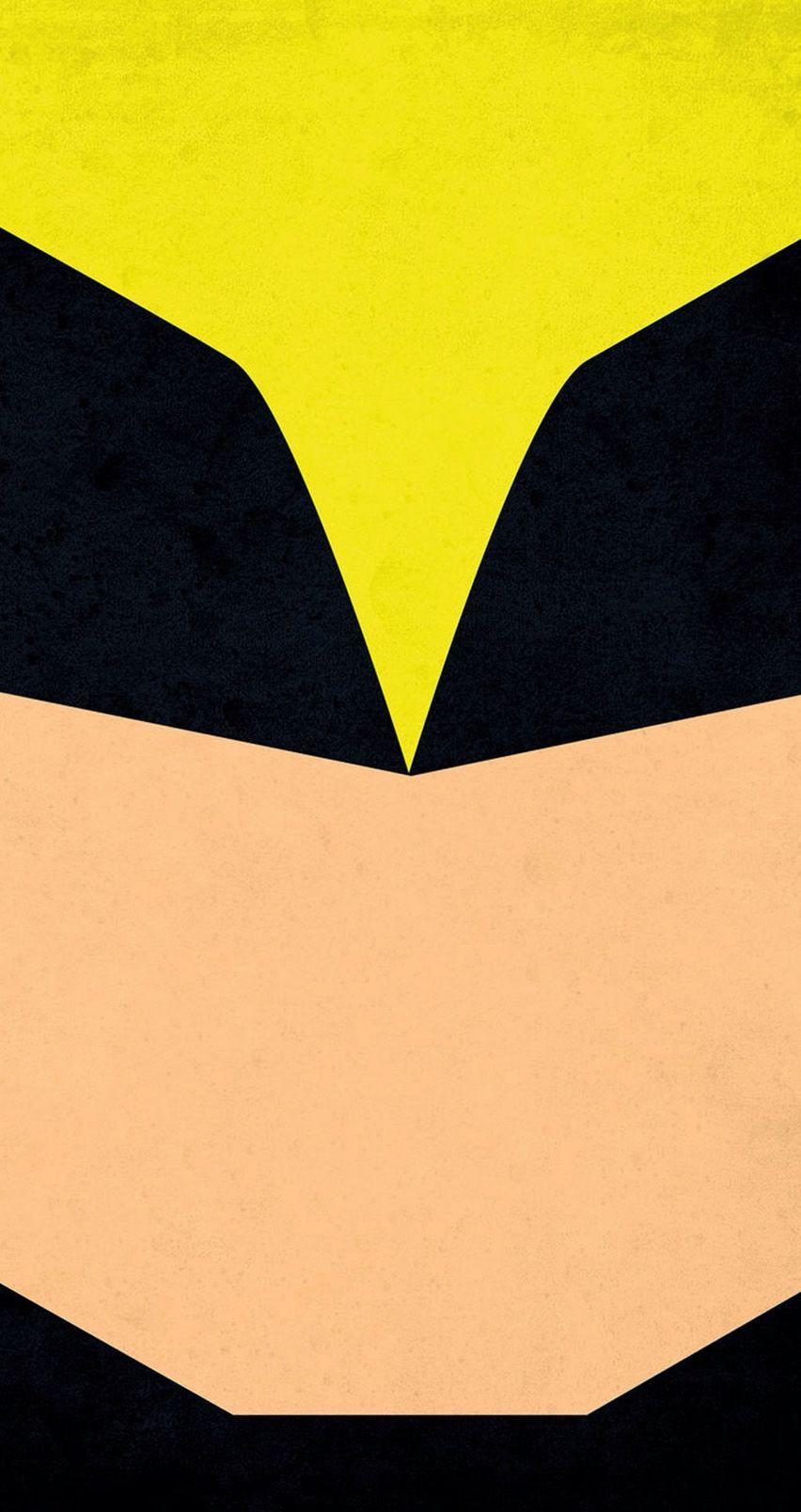 852x1608 Yes! It's Wolverine! Tap image for more Minimalist Superheroes Big