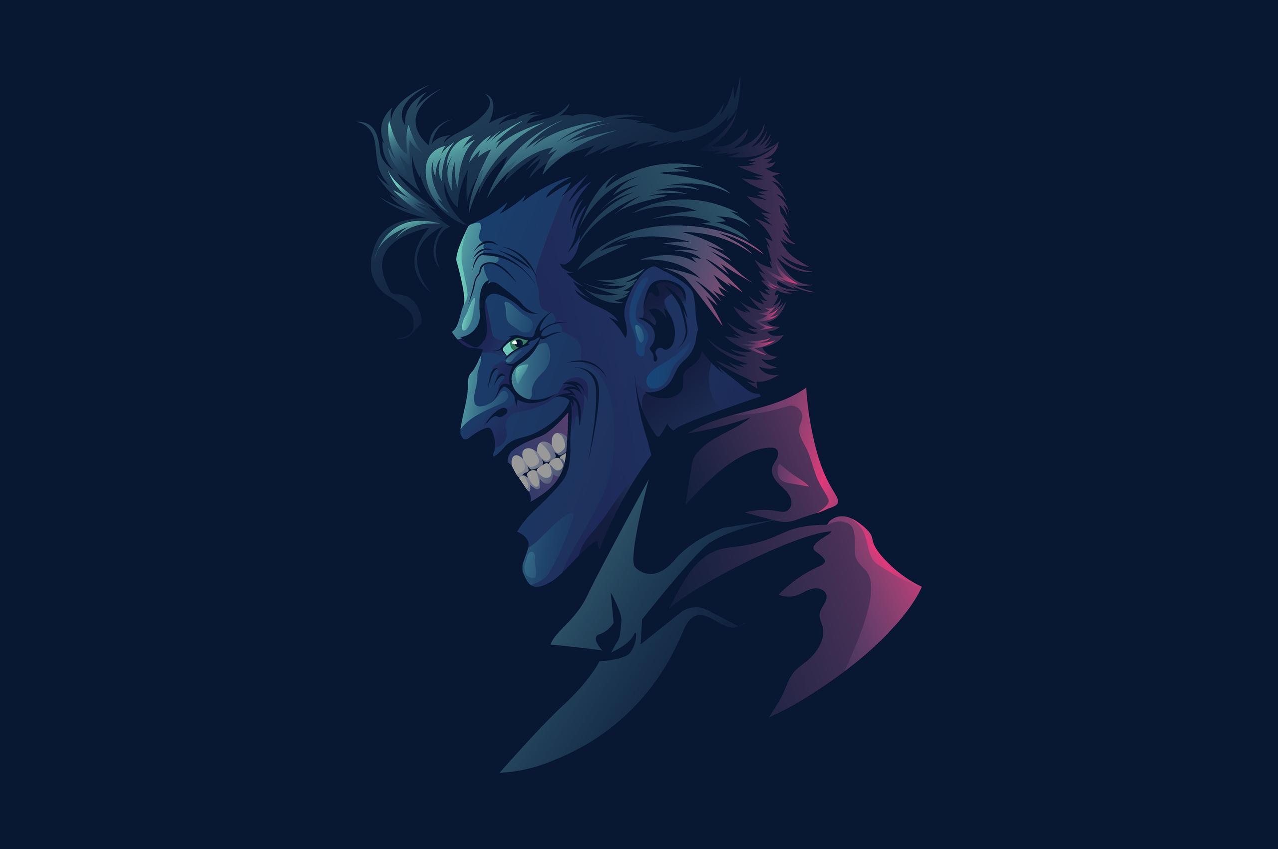 2560x1700 Joker Minimal Wallpaper