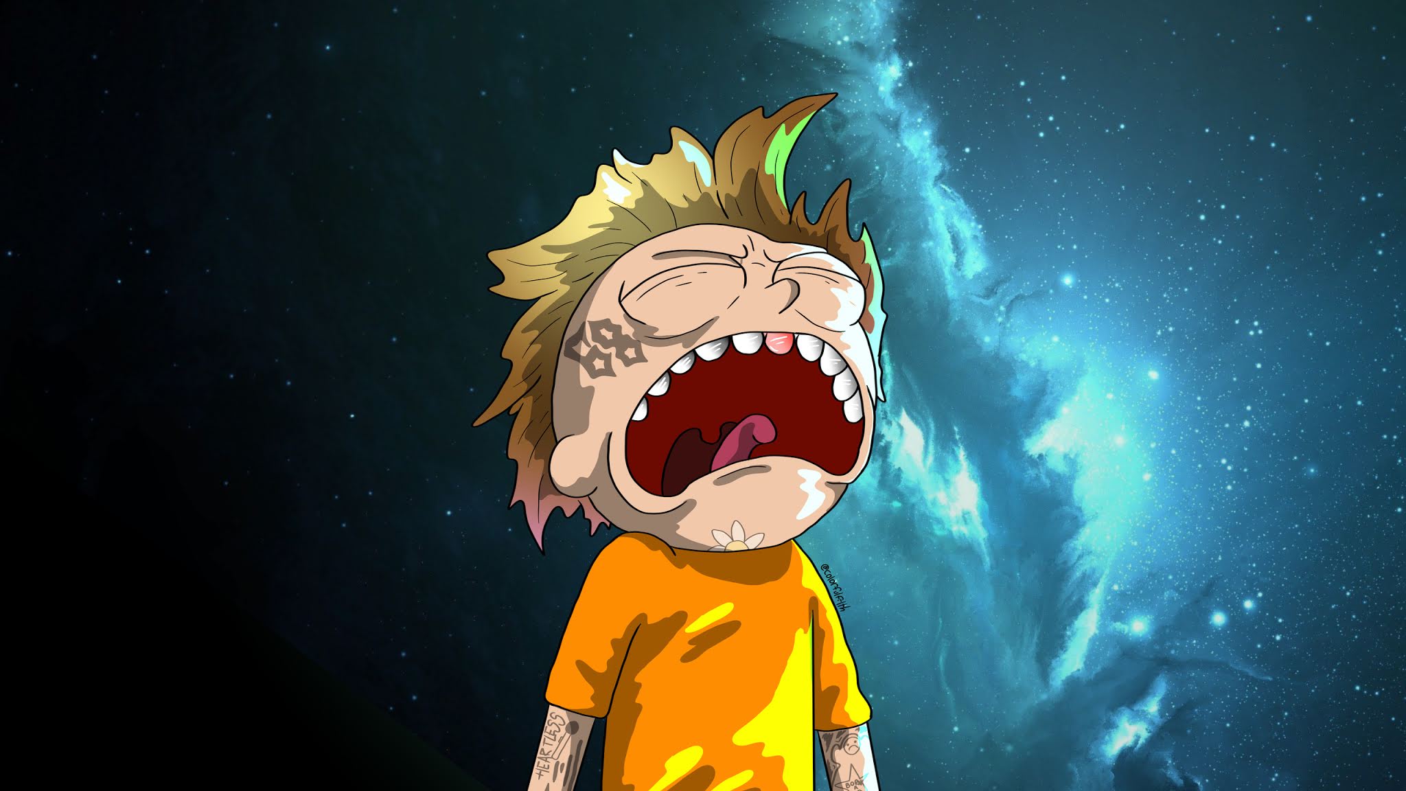 2048x1152 Crying Morty