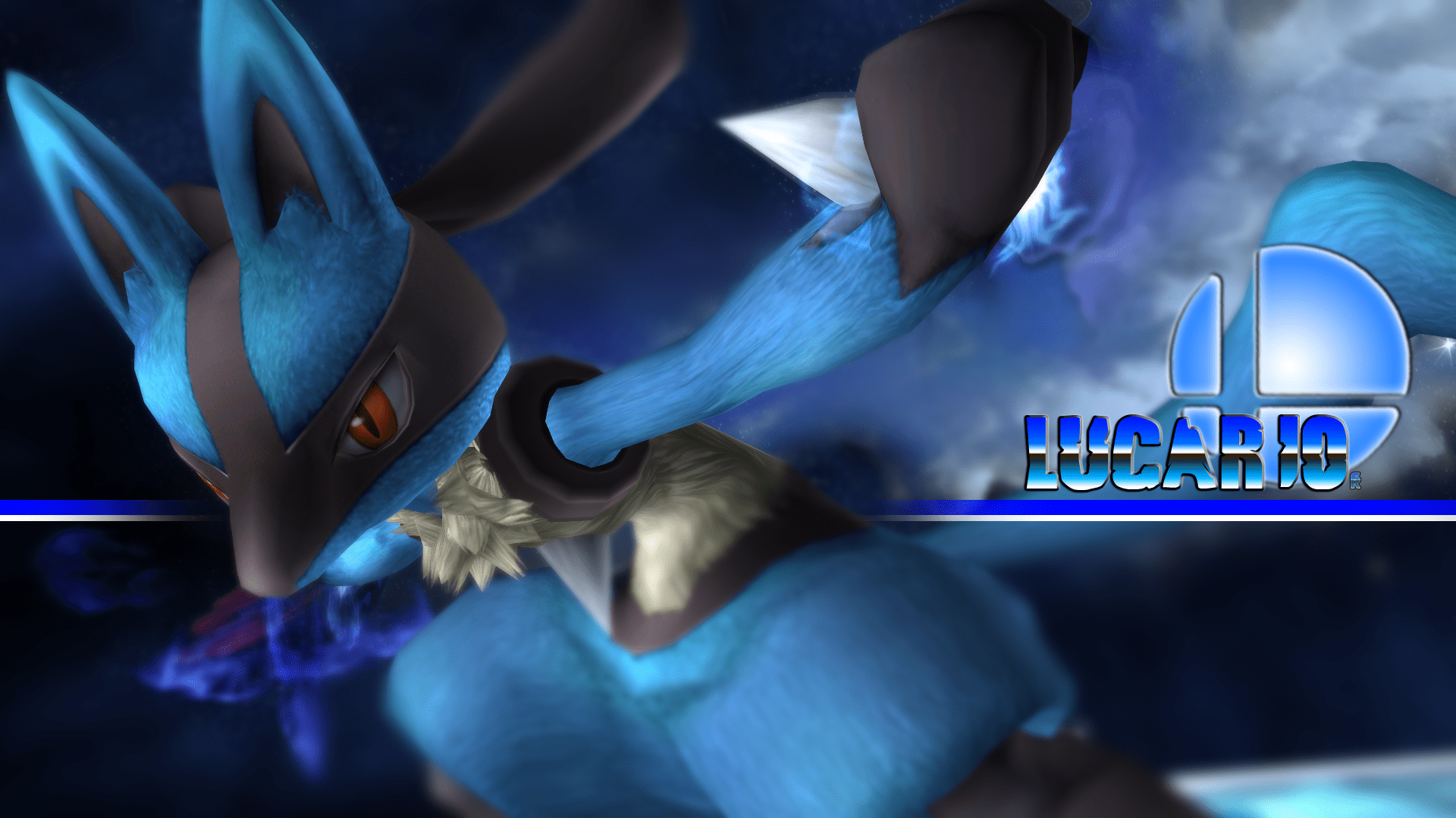 1920x1080 Lucario Desktop Background. Beautiful