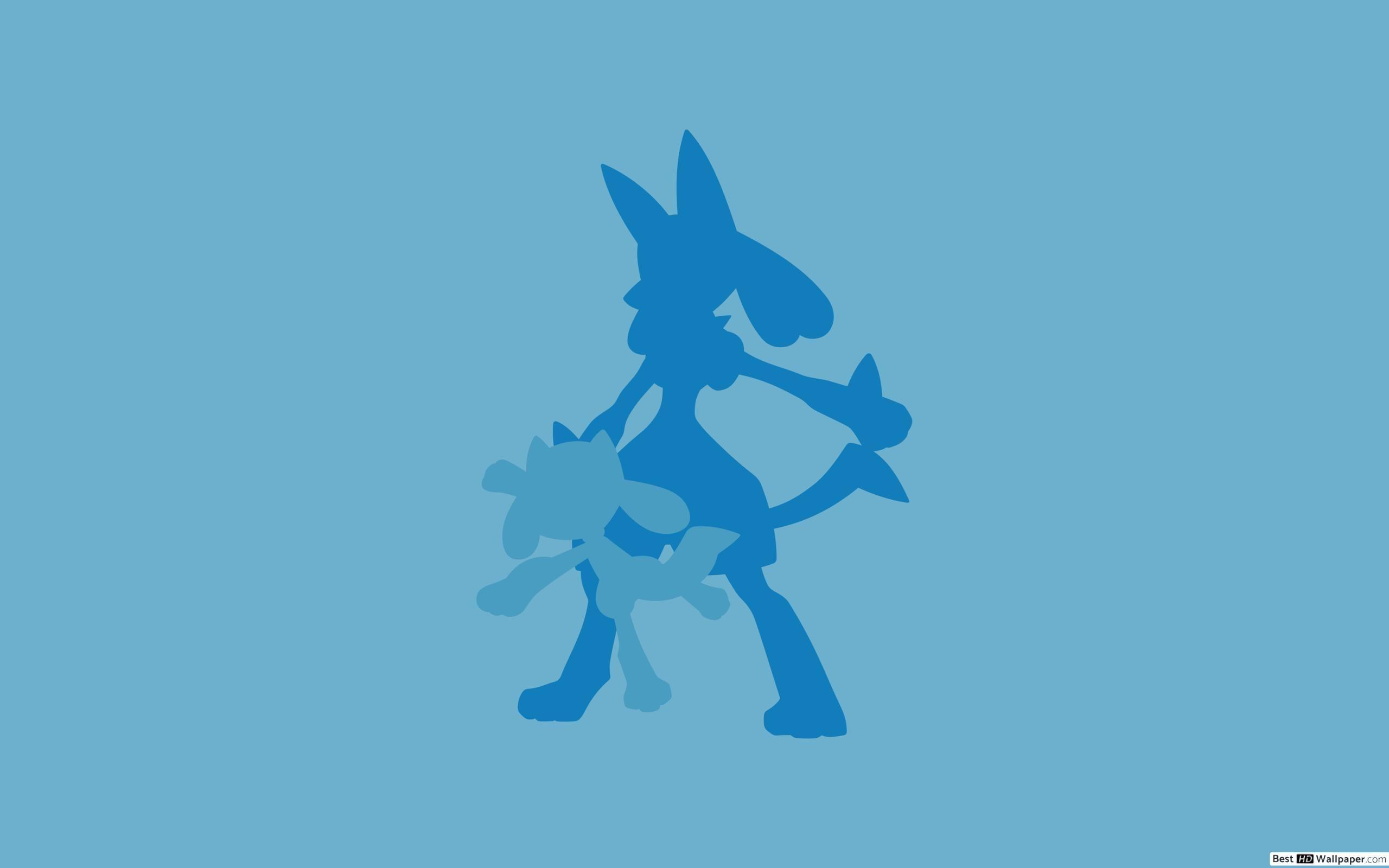 2560x1600 Lucario and Riolu of Pokemon HD wallpaper download