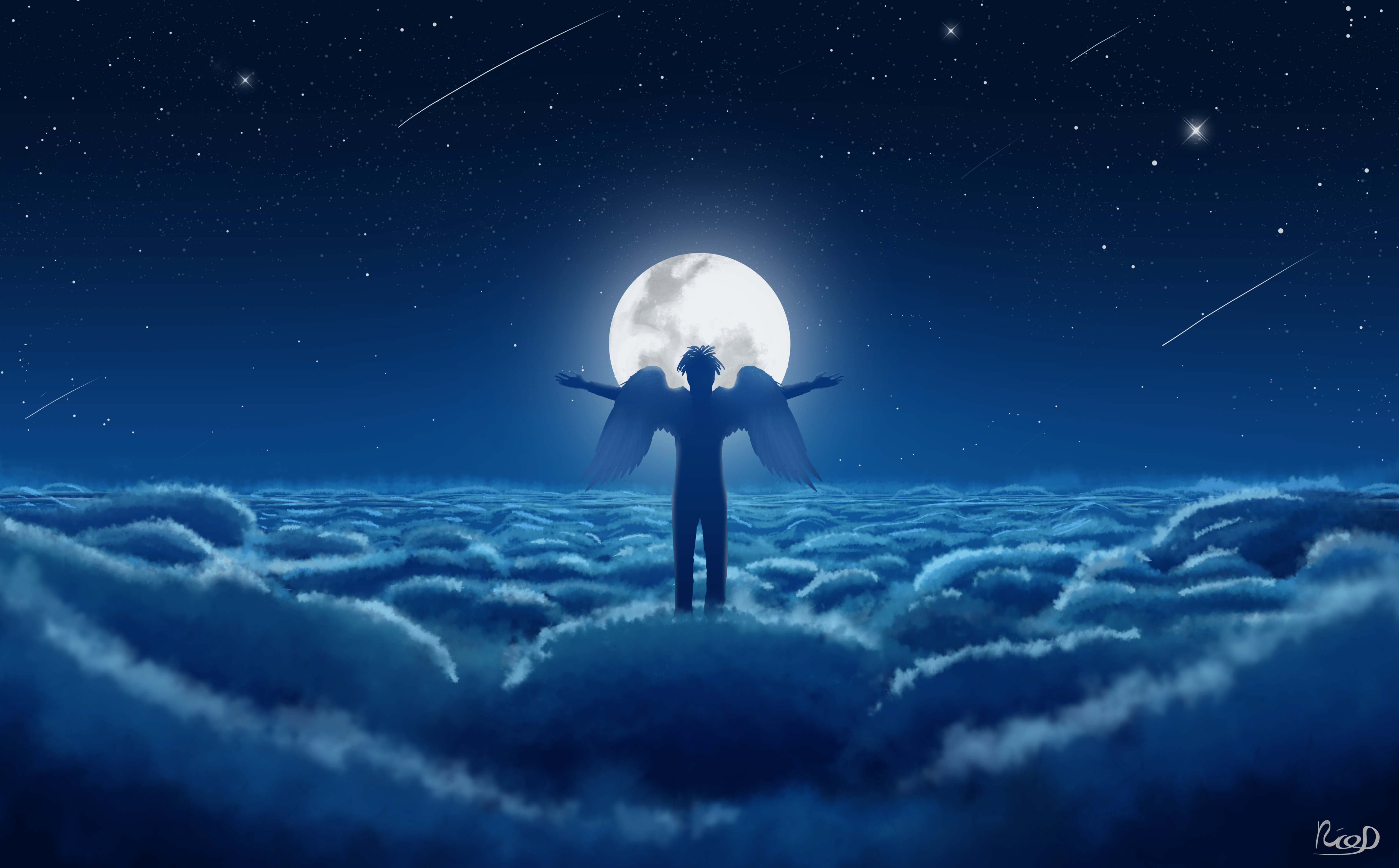 4961x3079 Moonlight 4k Ultra HD Wallpaper. Background Imagex3079