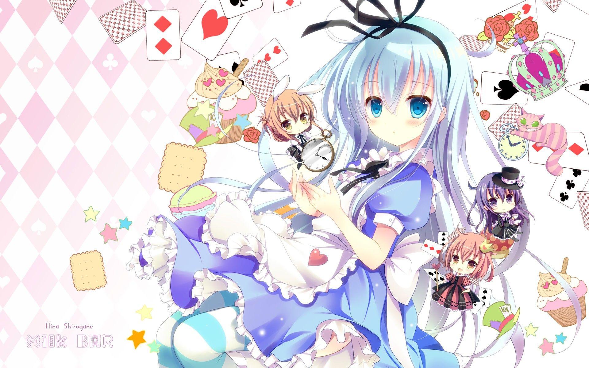 1920x1200 #animal ears, #chibi, #anime girls, #Akatsuki KanColle