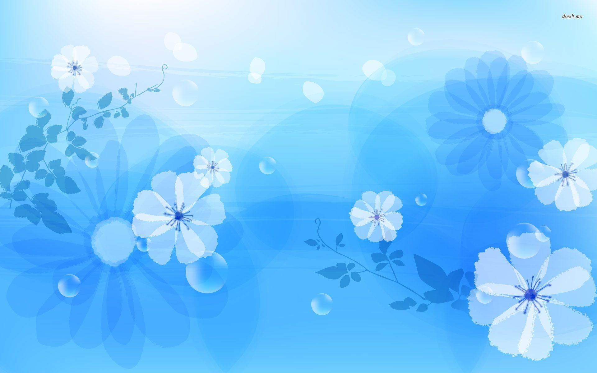 1920x1200 Blue Flowers Wallpaper, Coo Natural Natural Image