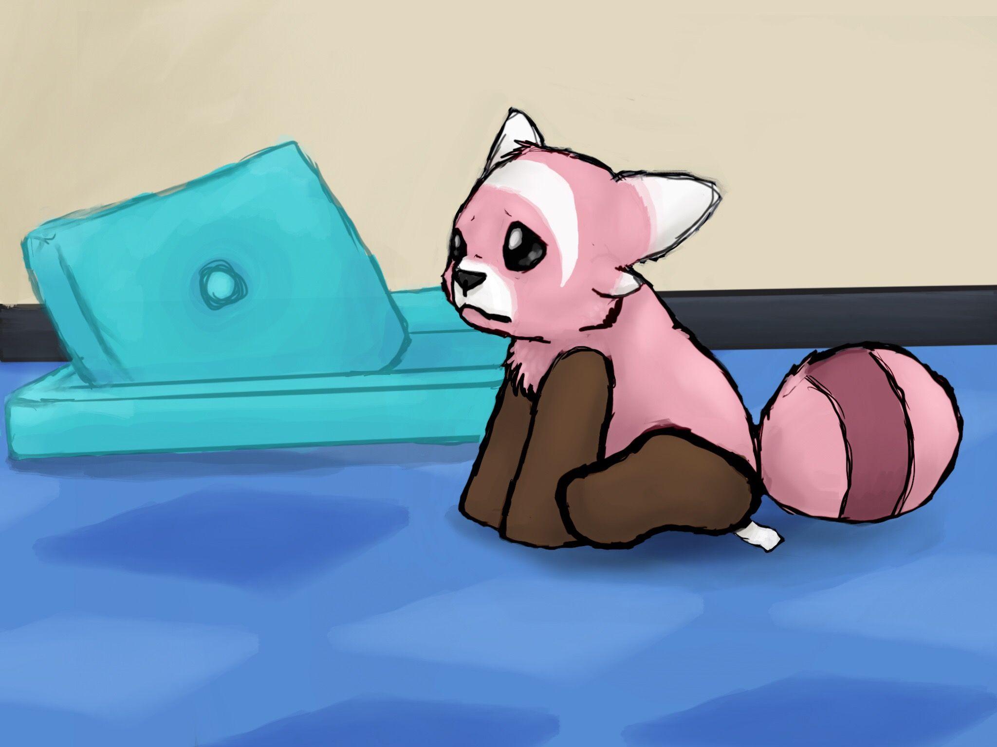 2048x1536 It's the abandoned Stufful from Sun and Moon. The feeeeeeels