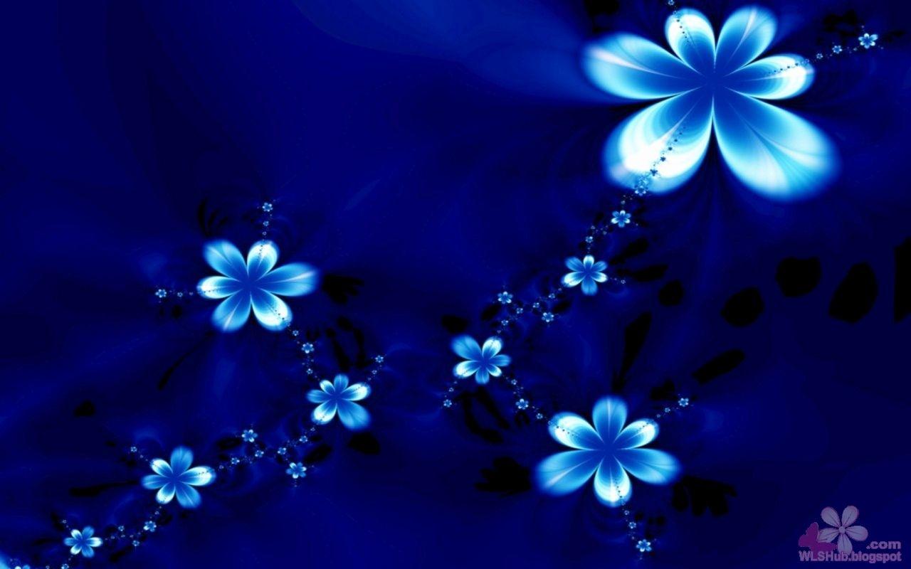 1280x800 Unique Blue Flower Wallpaper 2019