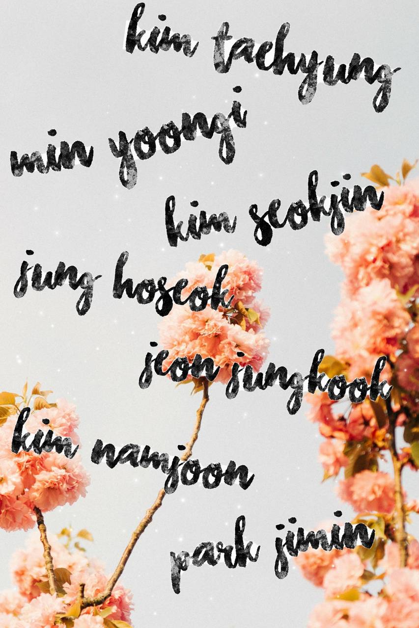 BTS Names Wallpapers - Top Free BTS Names Backgrounds - WallpaperAccess