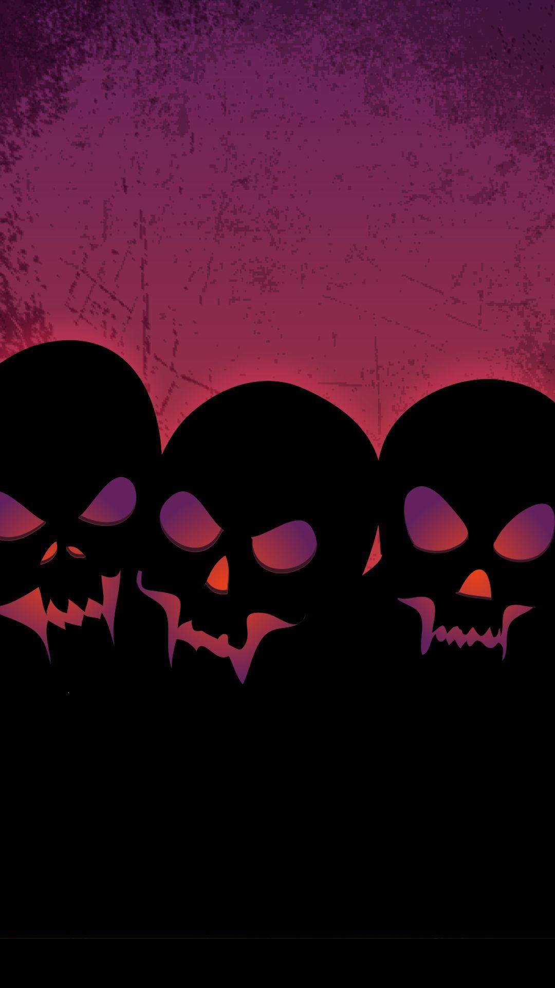 1080x1920 Halloween Skeletons Wallpaper