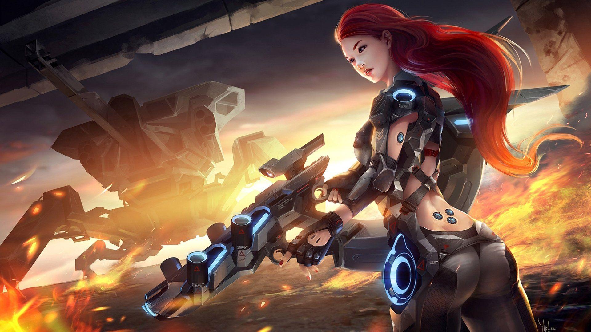 1920x1080 Women Warrior HD Wallpaper and Background Image