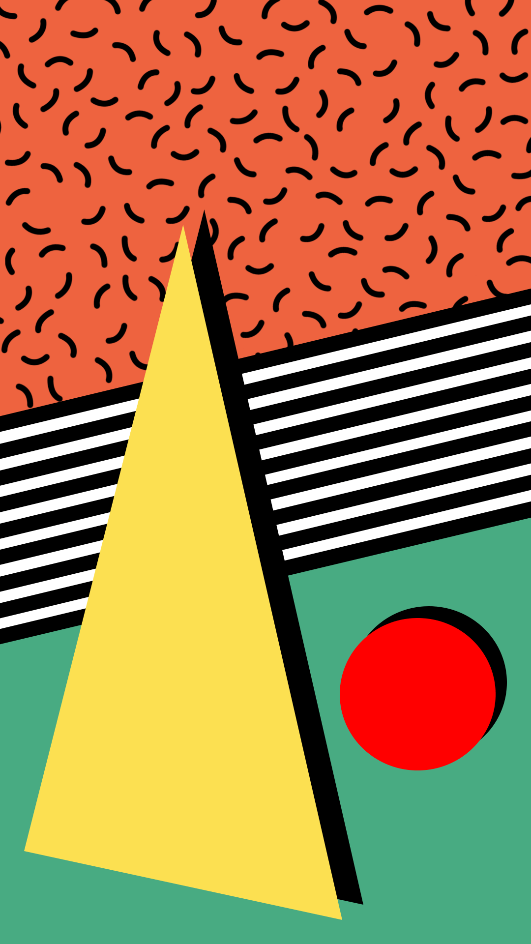 1080x1920 phone bg. Retro painting, Pop art patterns