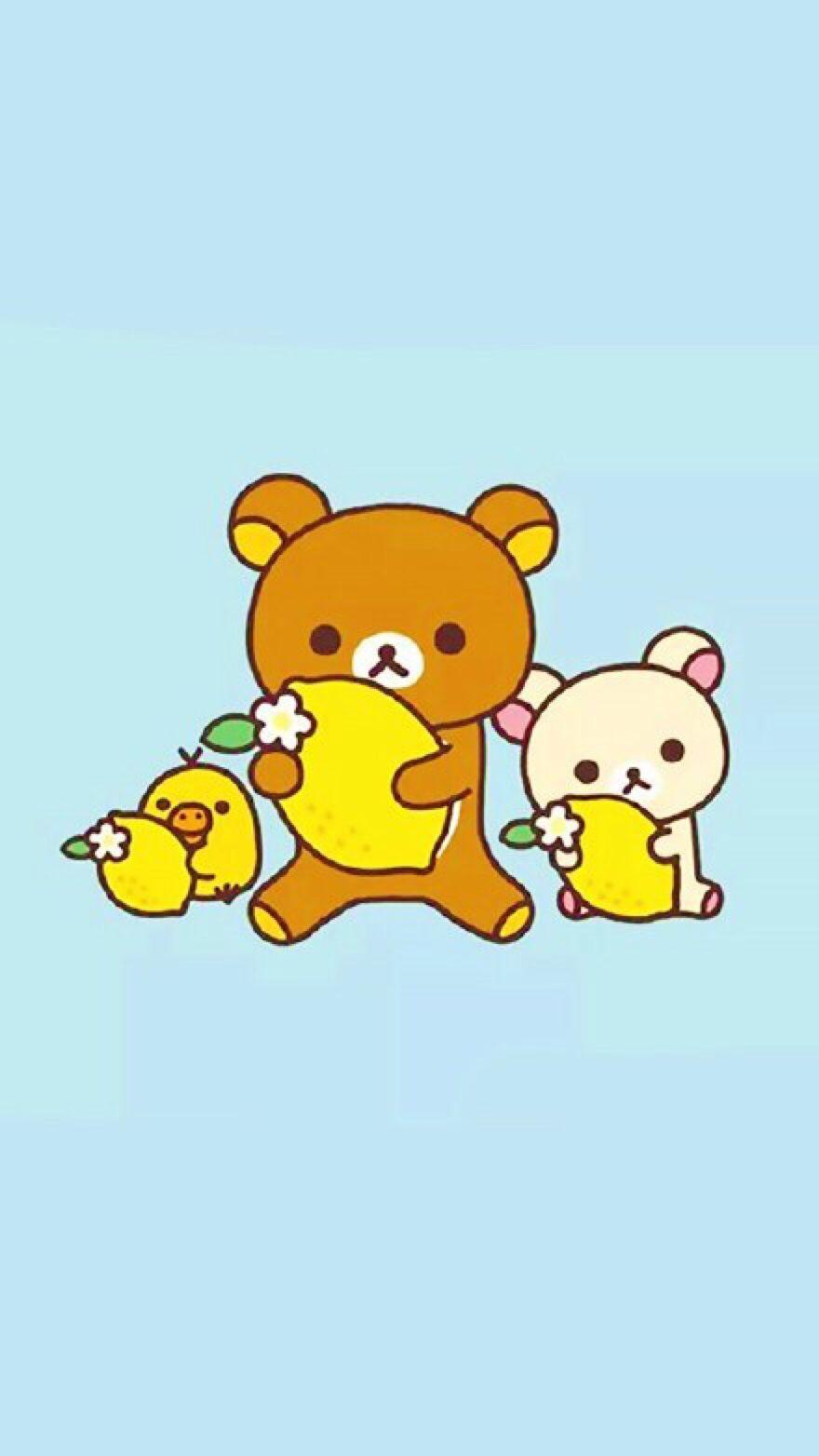 880x1564 Rilakkuma & Korilakkuma. Rilakkuma SAN X. Rilakkuma