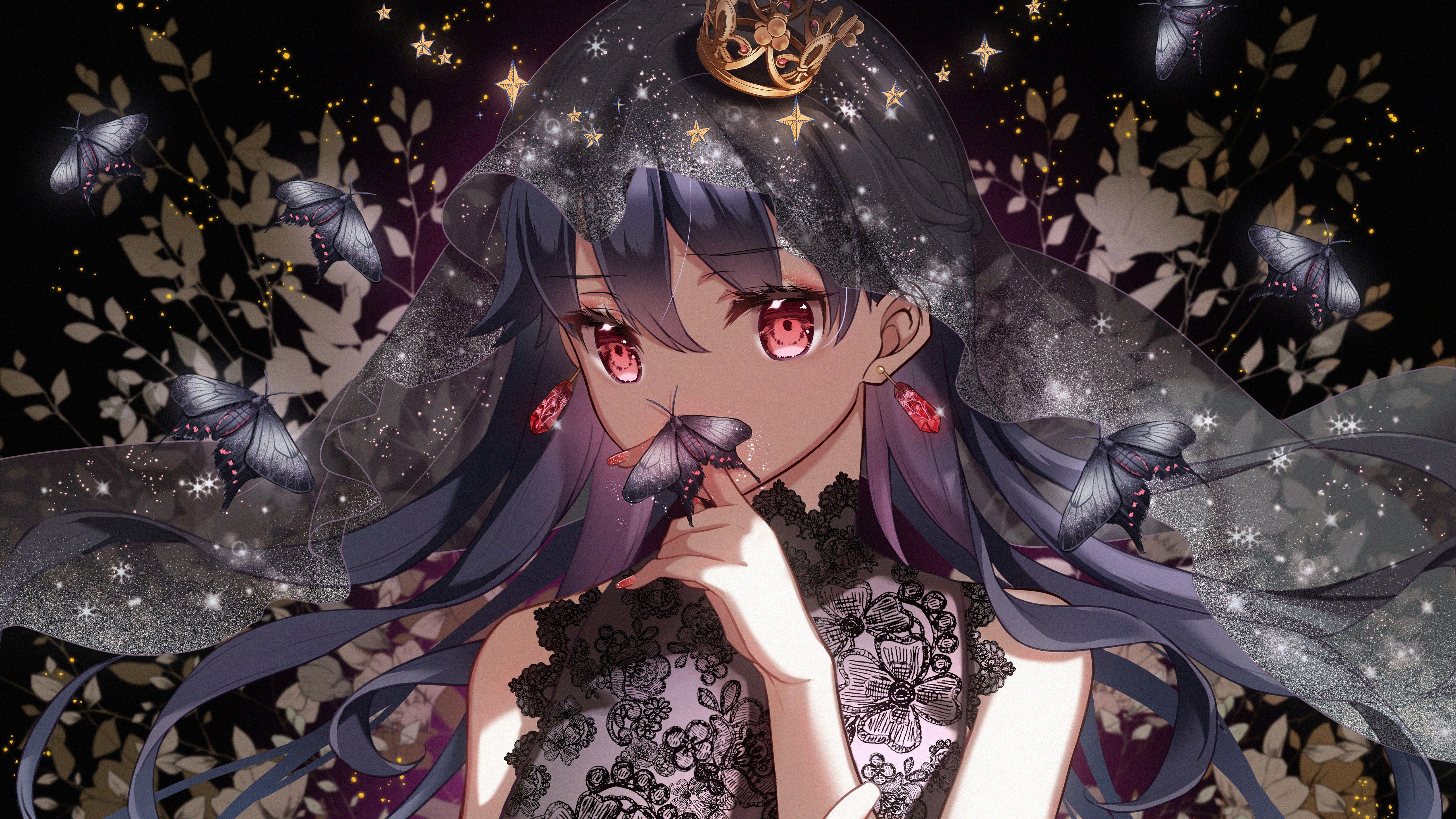 5120x2880 Anime girl 5K Wallpaper