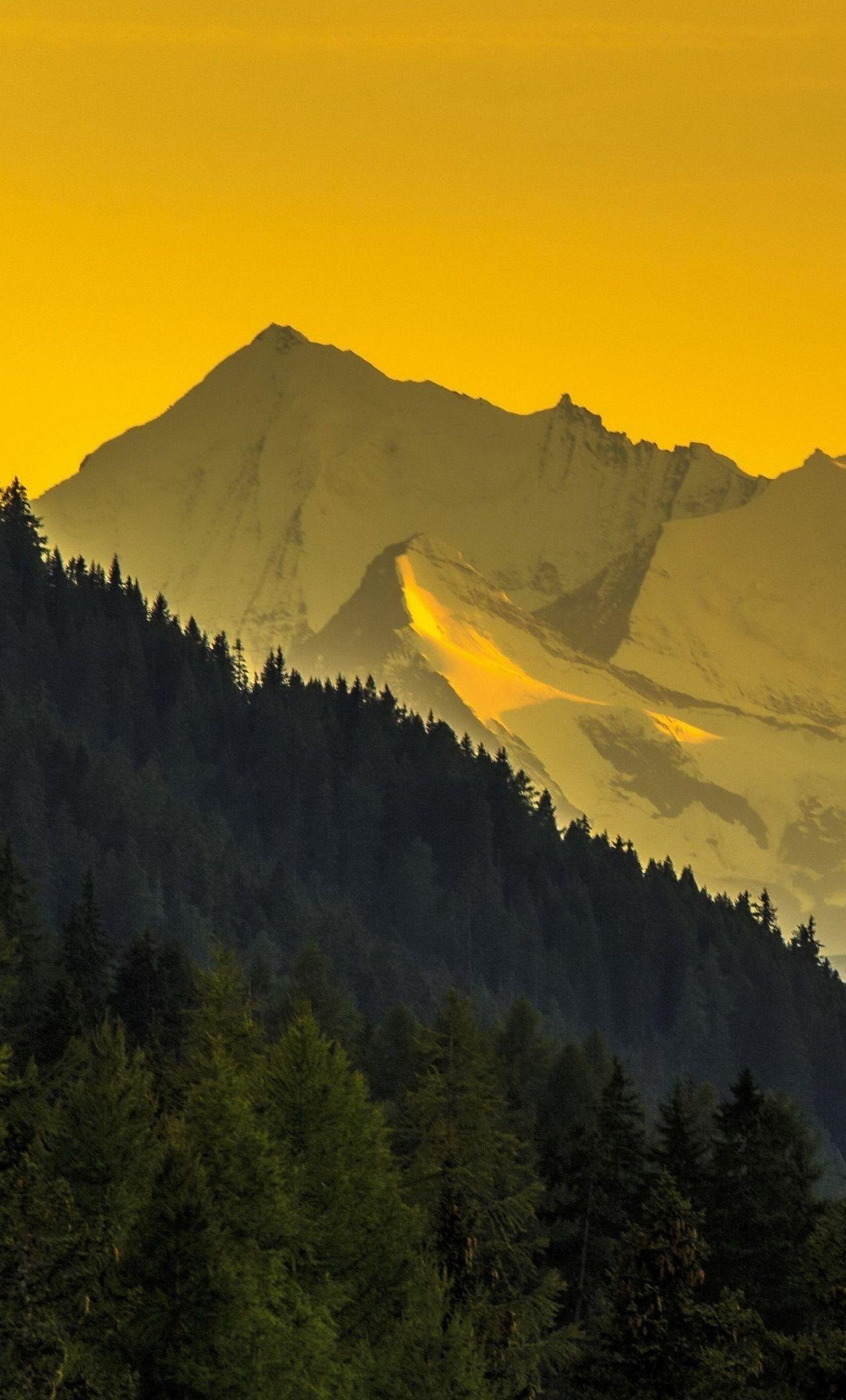 1280x2120 Hills Yellow Landscape 4k iPhone HD 4k Wallpaper