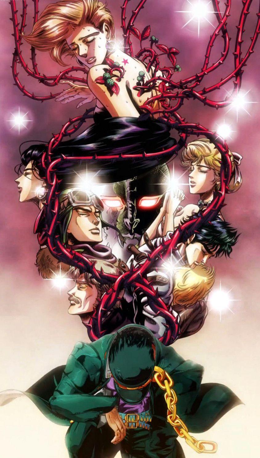844x1483 Jojos Bizarre Adventure iPhone Wallpaper
